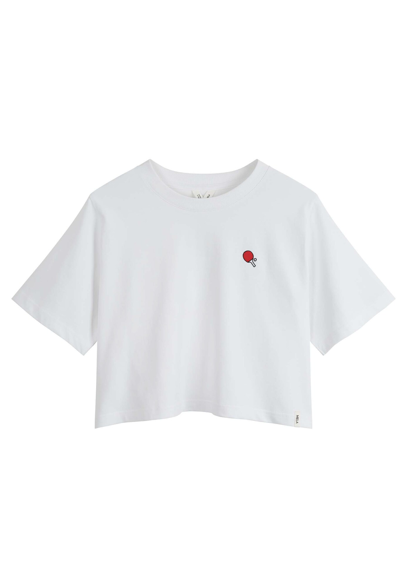 MELA Tricou Joshna  roșu deschis / negru / alb