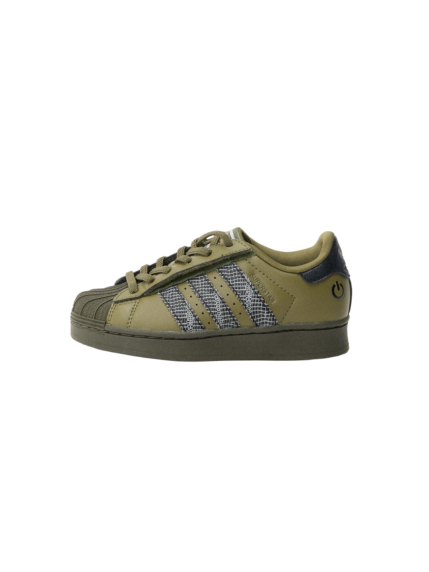 ADIDAS ORIGINALS Sneaker SUPERSTAR  oliv / negru / alb murdar