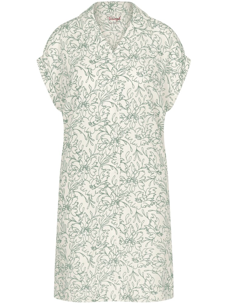 TRIUMPH Nachthemd Damen Größe S hellgrün / weiß