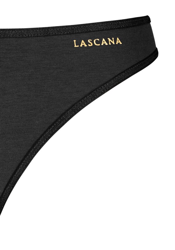 LASCANA, String bugyik, fekete, 4 kép a 4 közül