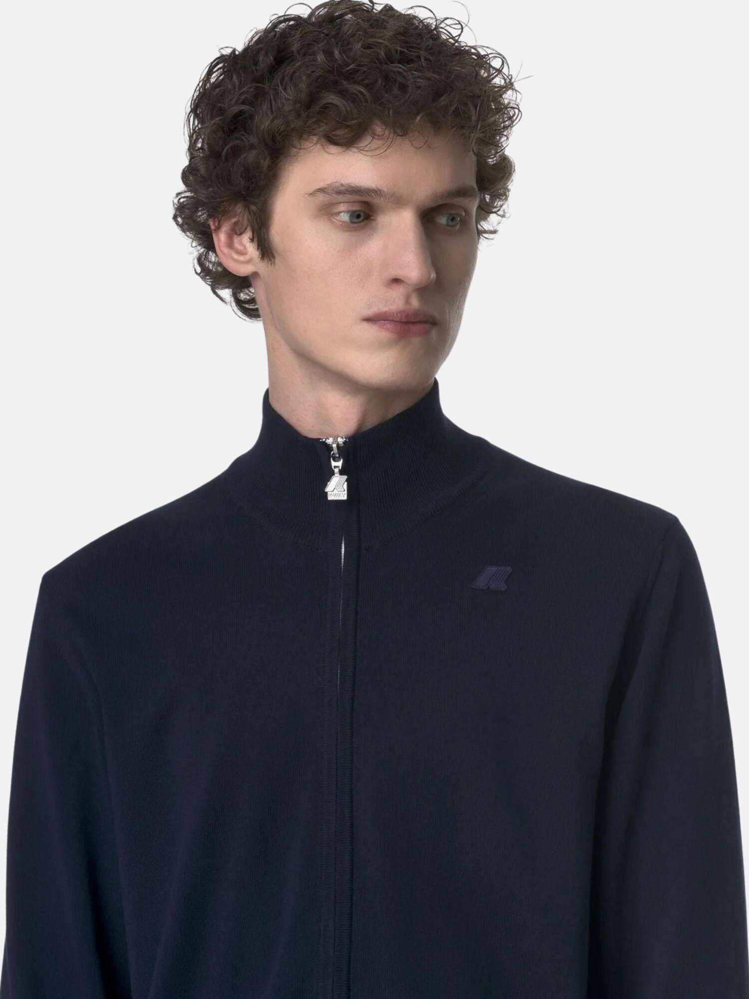 K-Way Sudadera con cremallera 'FINNY COTTON PS PULLOVER' azul – imagen 2
