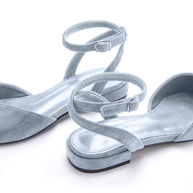 LASCANA, Baleríny s řemínky, modrá, obrázek 3 z 7