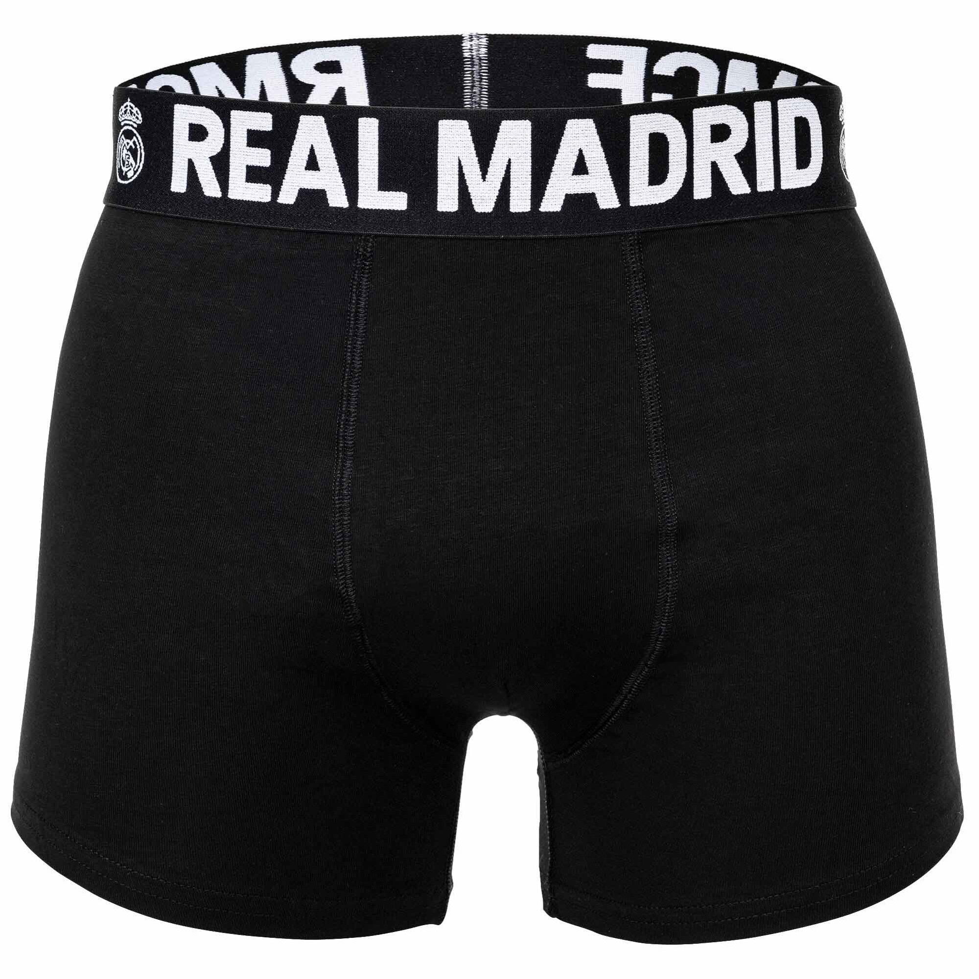 Real Madrid Calzoncillo boxer negro / blanco – imagen 2