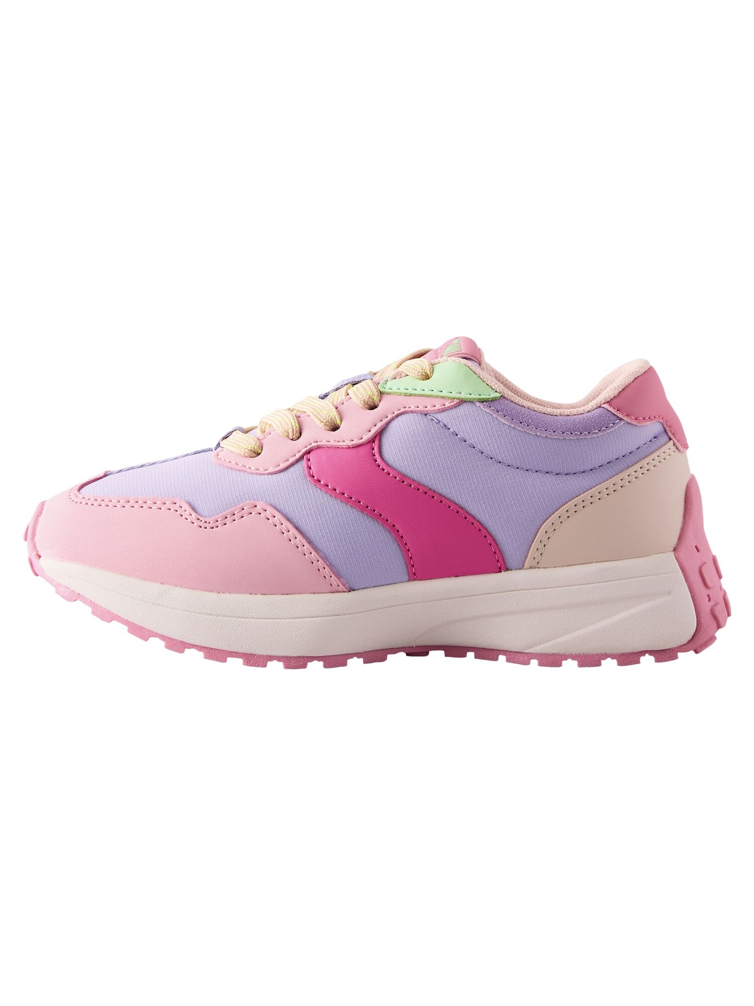 Next Sneaker  nisipiu / verde neon / mov deschis / roz / roz / roz închis