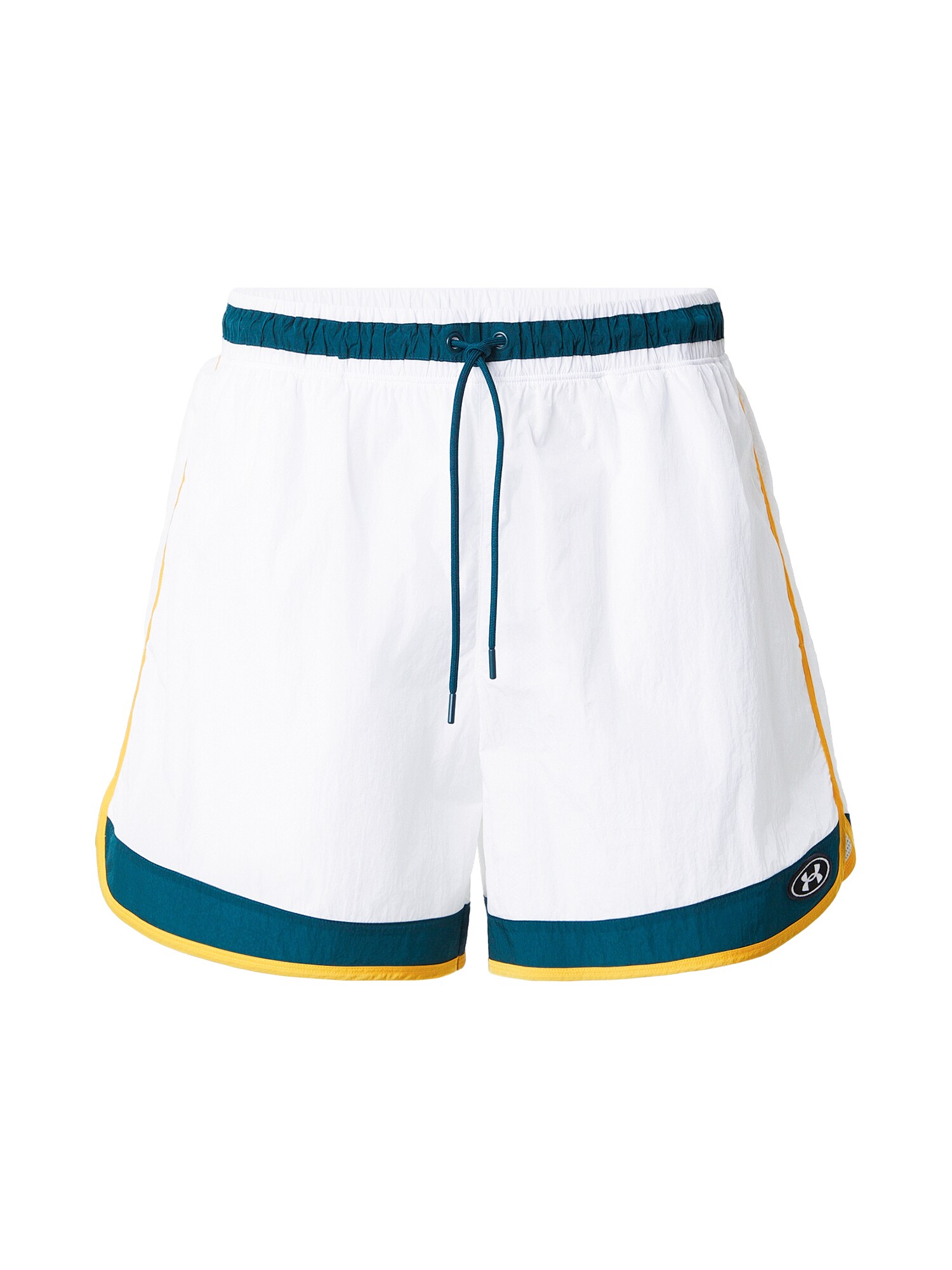 UNDER ARMOUR Pantaloni sport  cyan / galben / alb