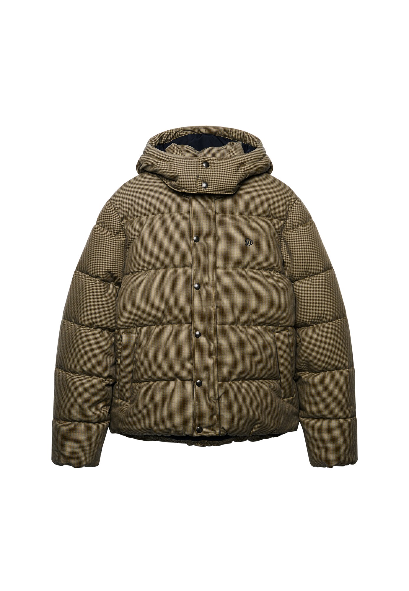 Superdry & Co Geacă de iarnă maro deschis / negru
