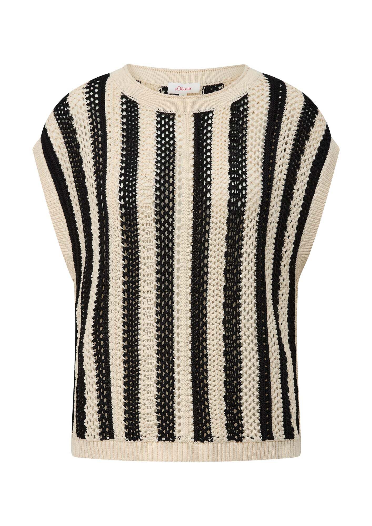 s.Oliver Pulover  bej / negru