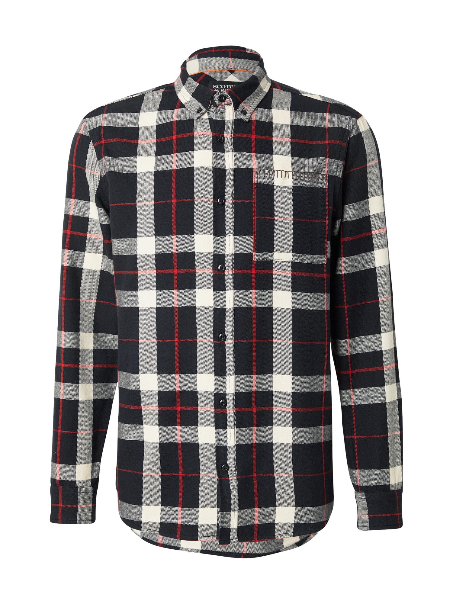 SCOTCH & SODA Cămașă  bej deschis / roșu / negru