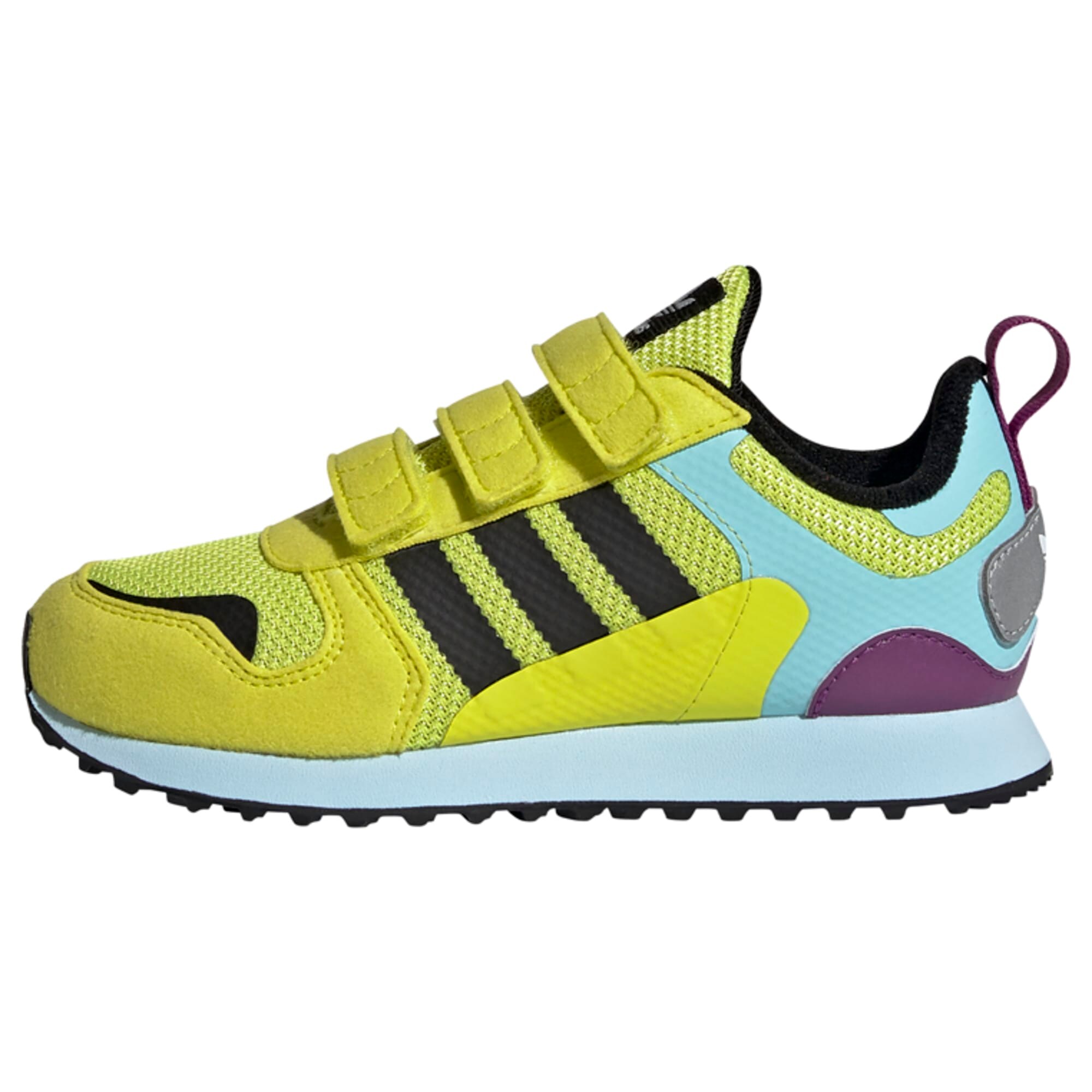 ADIDAS ORIGINALS Sportbačiai  geltonosios citrinos spalva / šviesiai mėlyna / purpurinė / juoda