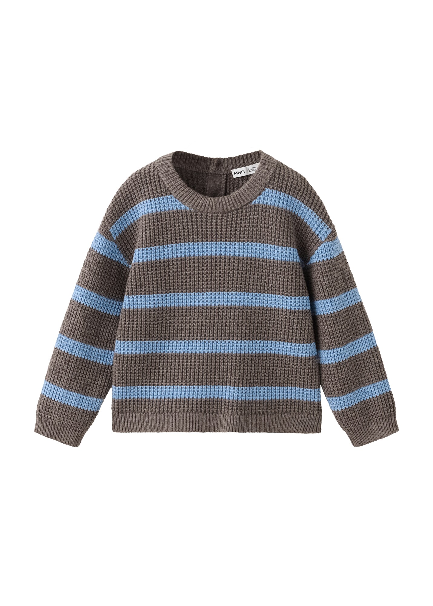 MANGO KIDS Pulover BLAKE albastru deschis / maro