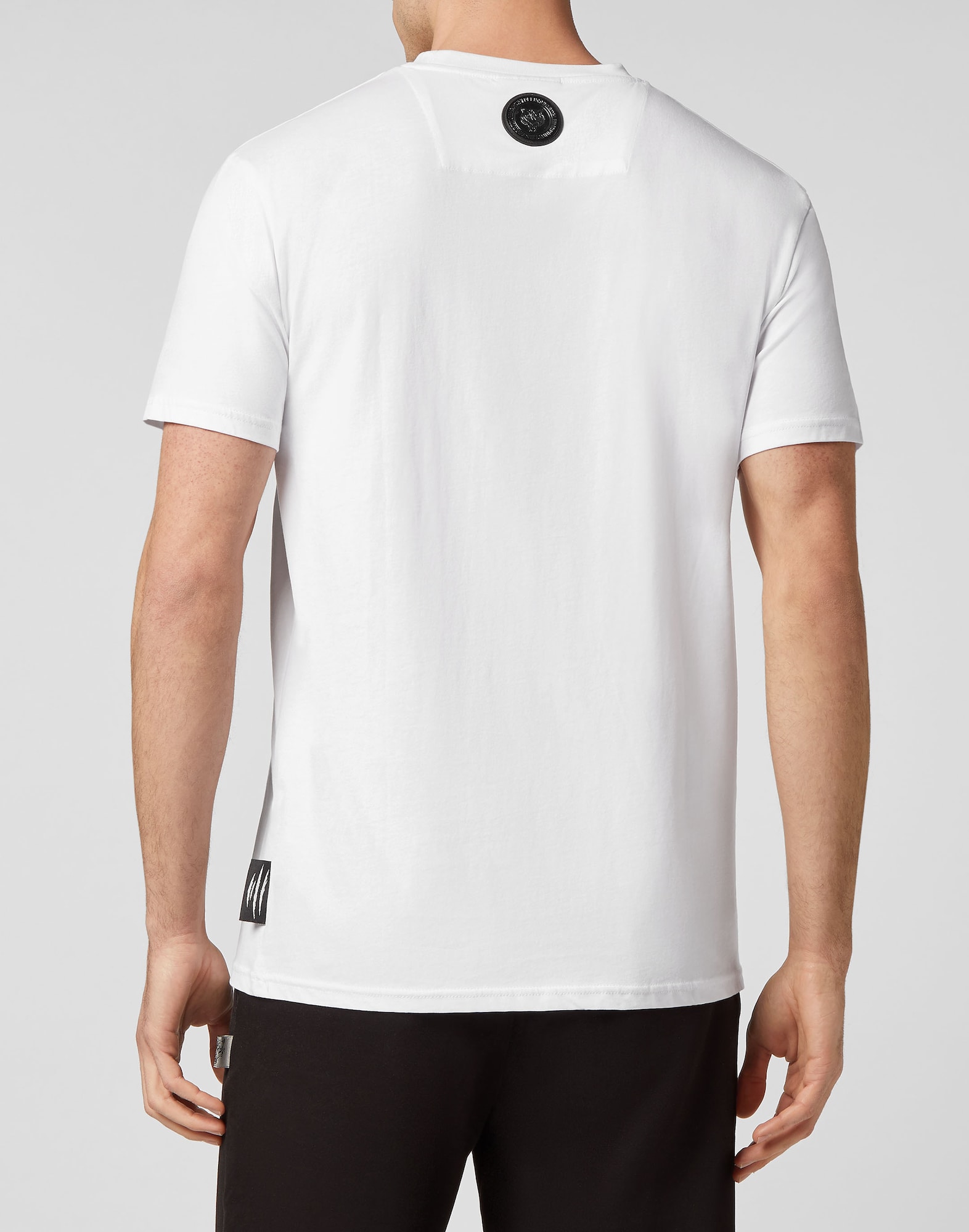 Plein Sport Camiseta 'Tiger'  negro / negro moteado / blanco – imagen 4