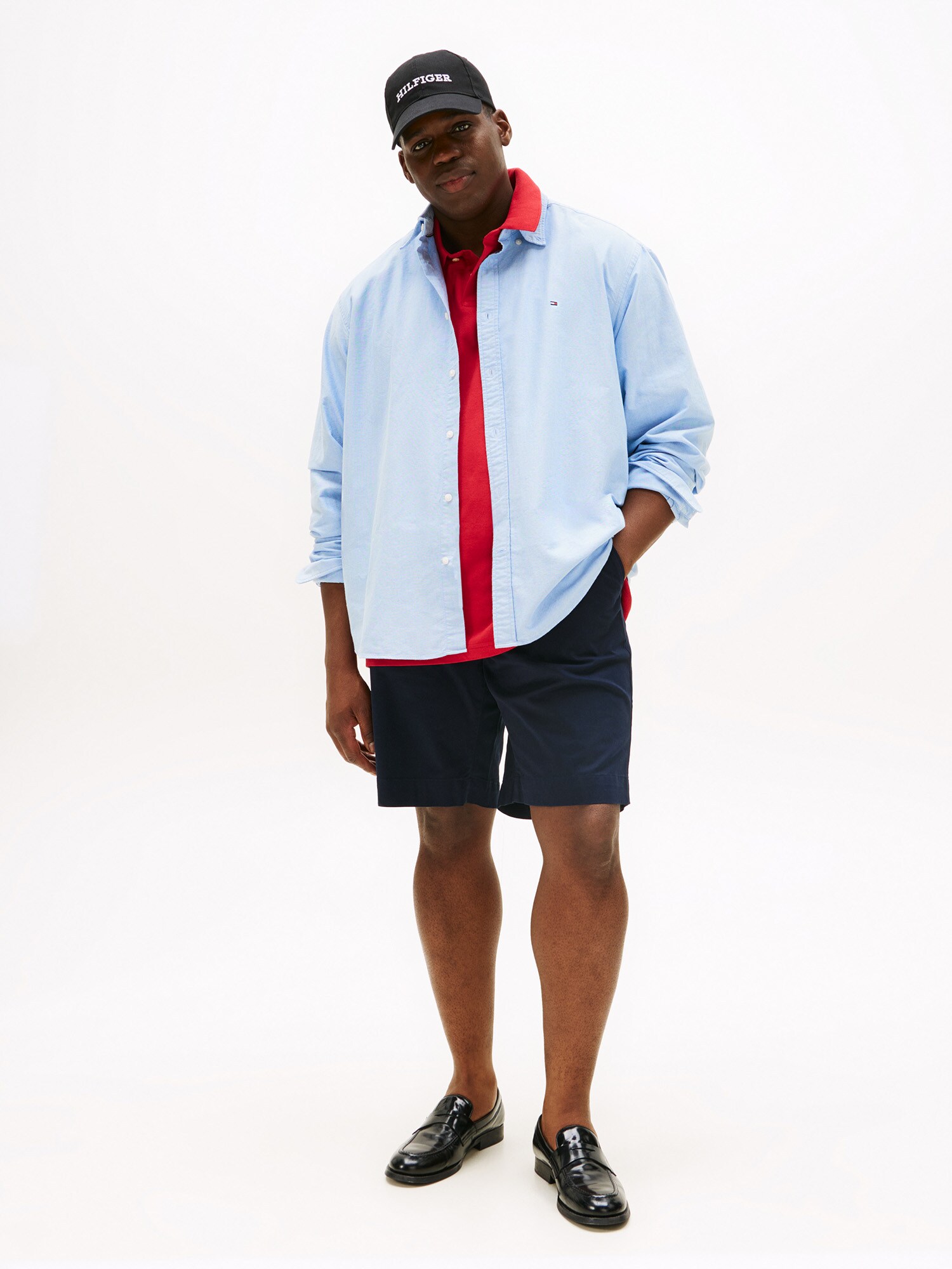 Tommy Hilfiger Big & Tall Košeľa 'HERITAGE' pastelovo modrá (obrázok 4)