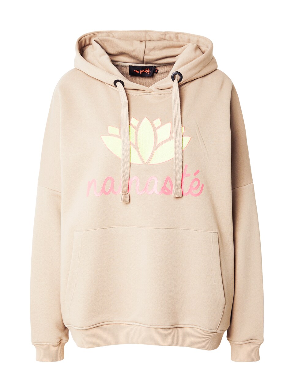 Sweatshirt 'Namasté' beige / ljusgul