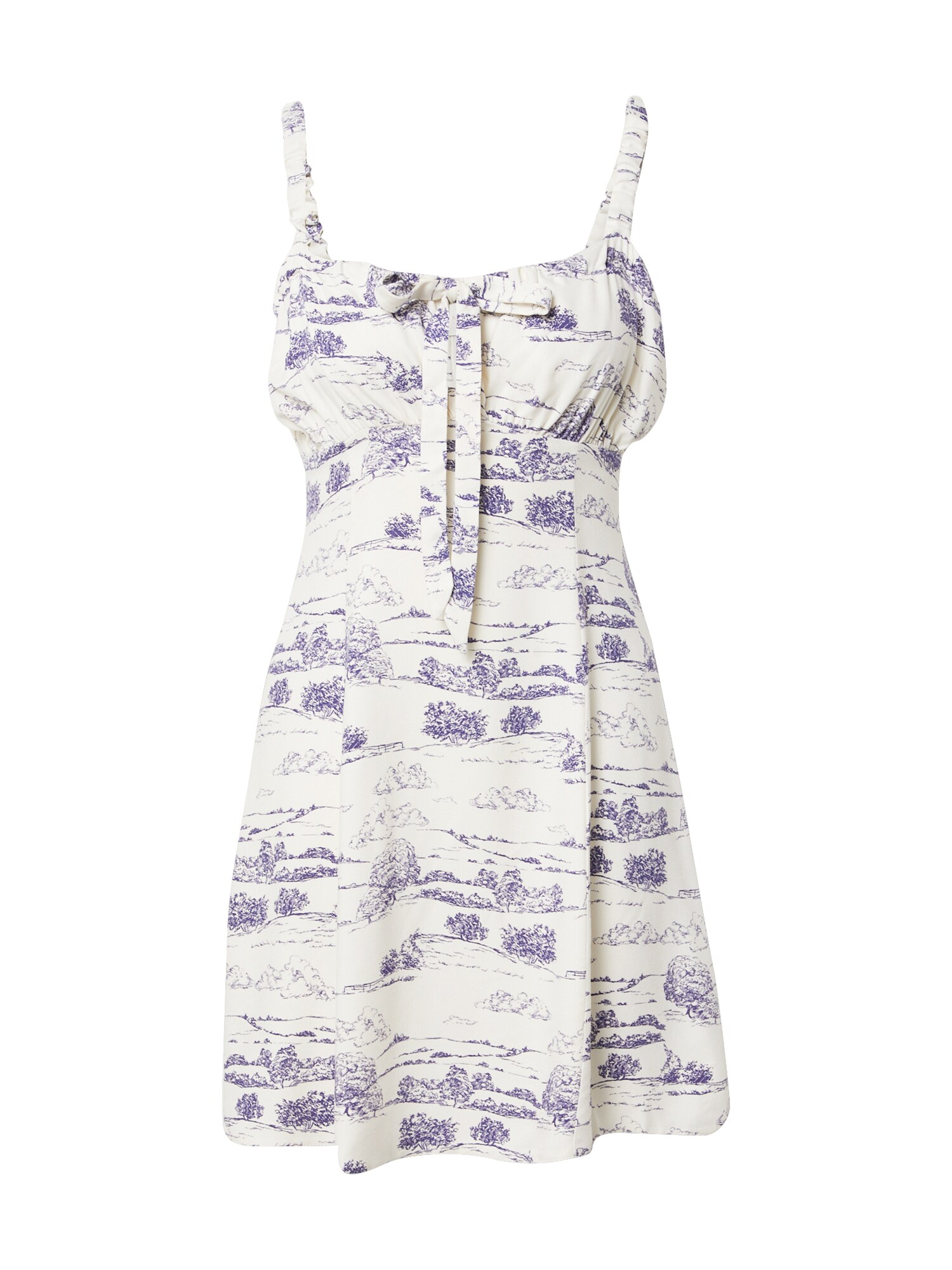 Nasty Gal Šaty  krémová / indigo