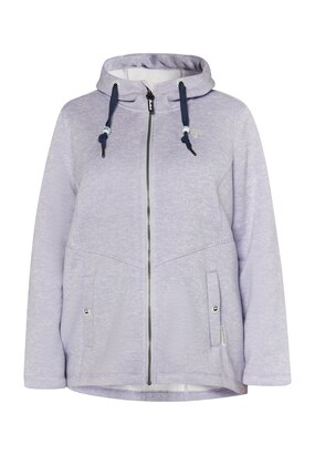 Schmuddelwedda Fleece jas Marine / Grijs / Pastellila / Wit