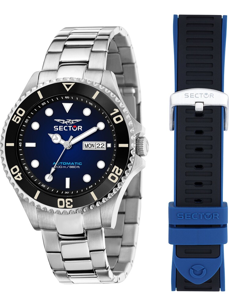 SECTOR Uhr Herren Größe One Size blau / schwarz / silber