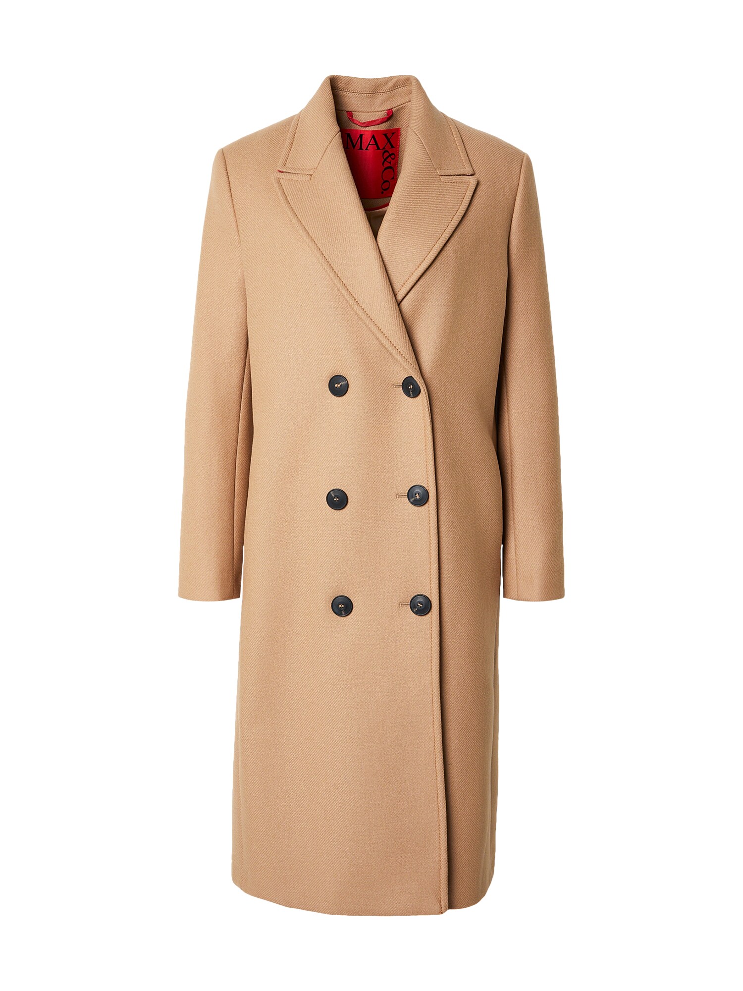MAX&Co. Palton de primăvară-toamnă RIDENTE  maro cămilă