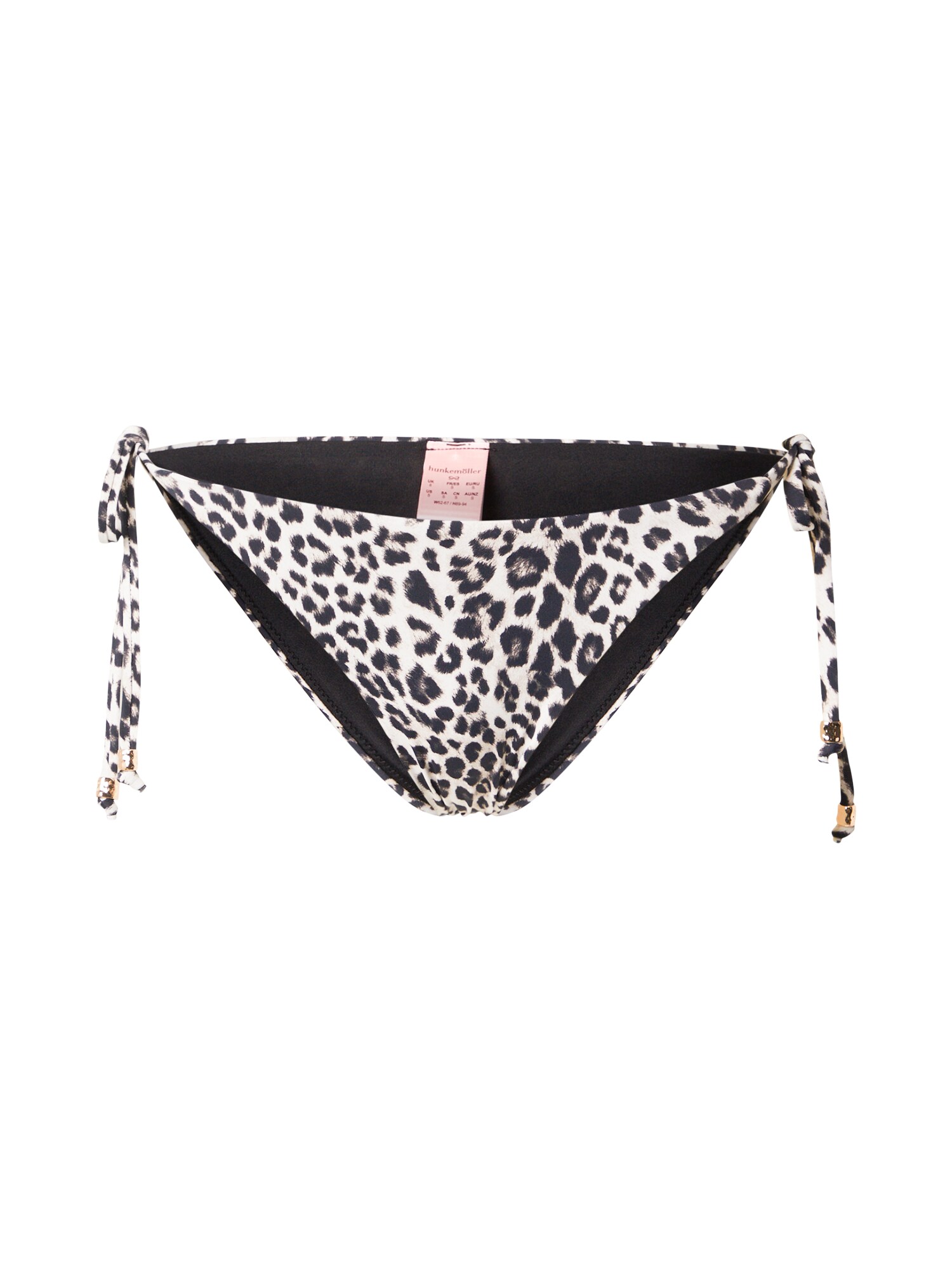 Hunkemöller Slip costum de baie 'Luxe'  negru / alb