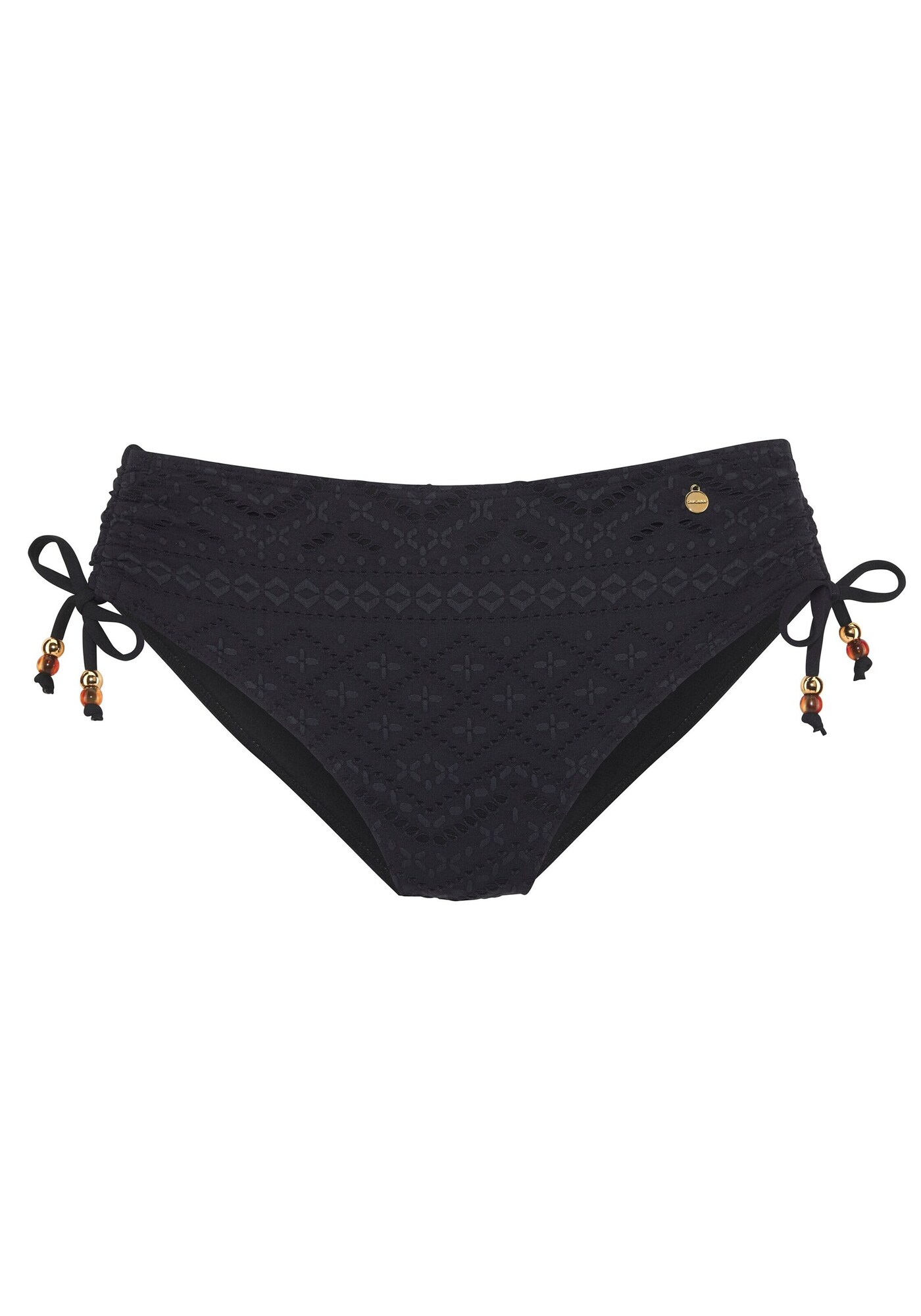 LASCANA Bikini nadrágok  sötétszürke / fekete akciós termékkép 1