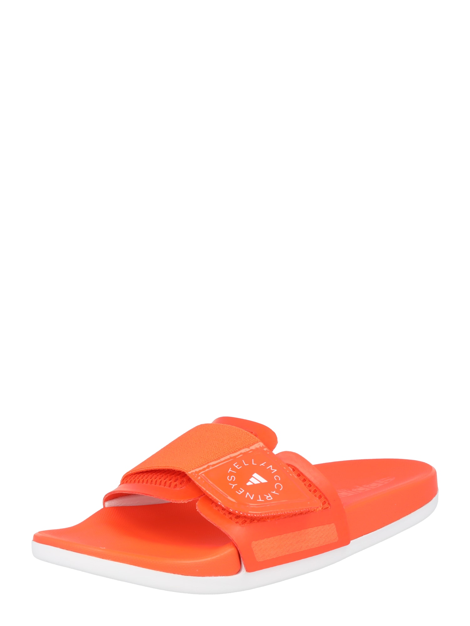 adidas by Stella McCartney Iešļūcenes/baseina apavi tumši oranžs / balts