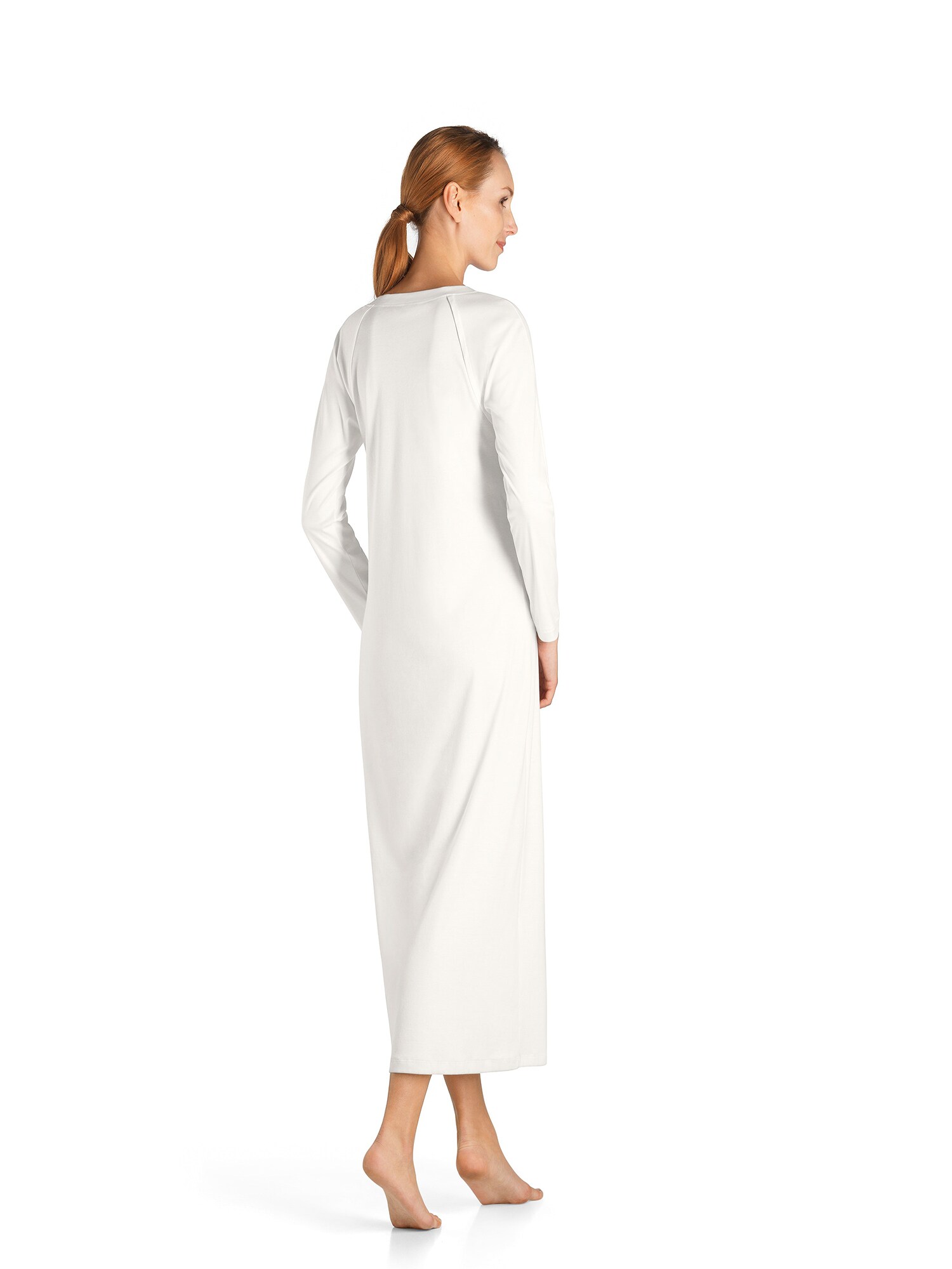 Thumbnail - Hanro Langarm Nachthemd Pure Essence 130cm