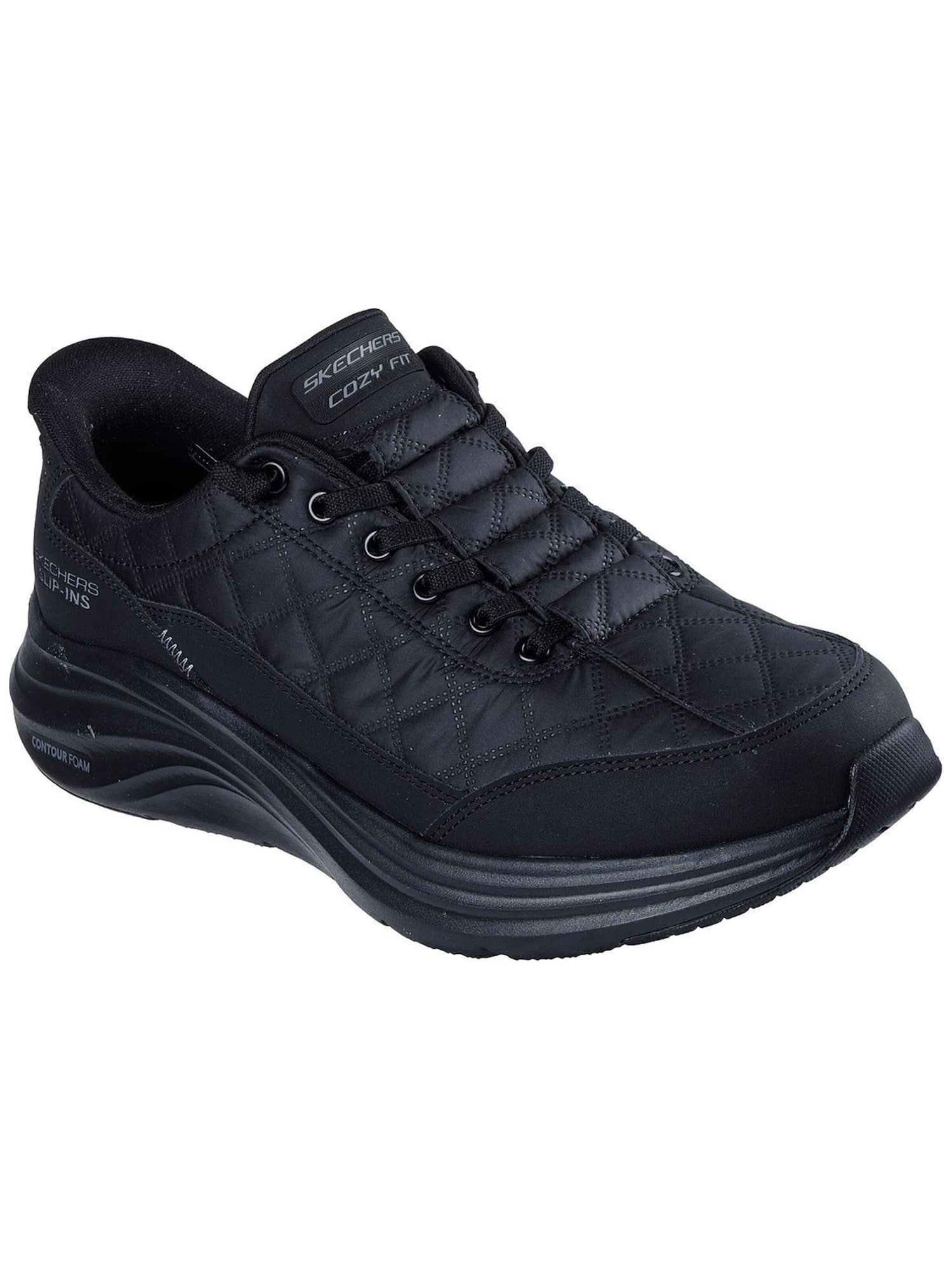 SKECHERS Sneaker low Skechers Contour Foam - Cozy negru