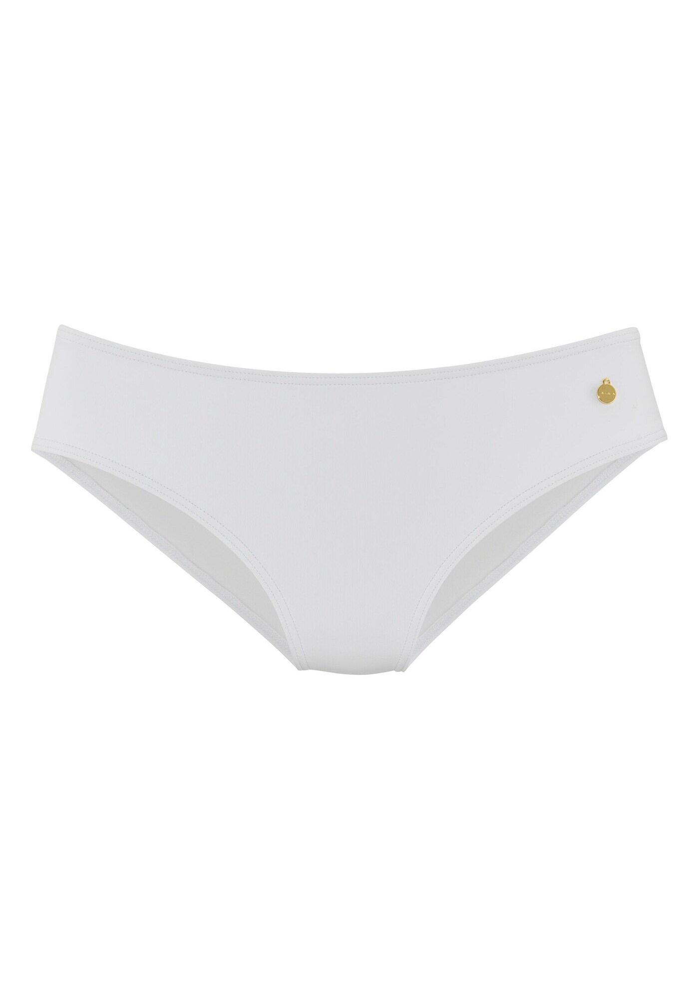 LASCANA Bikini nadrágok  arany / fehér akciós termékkép 1