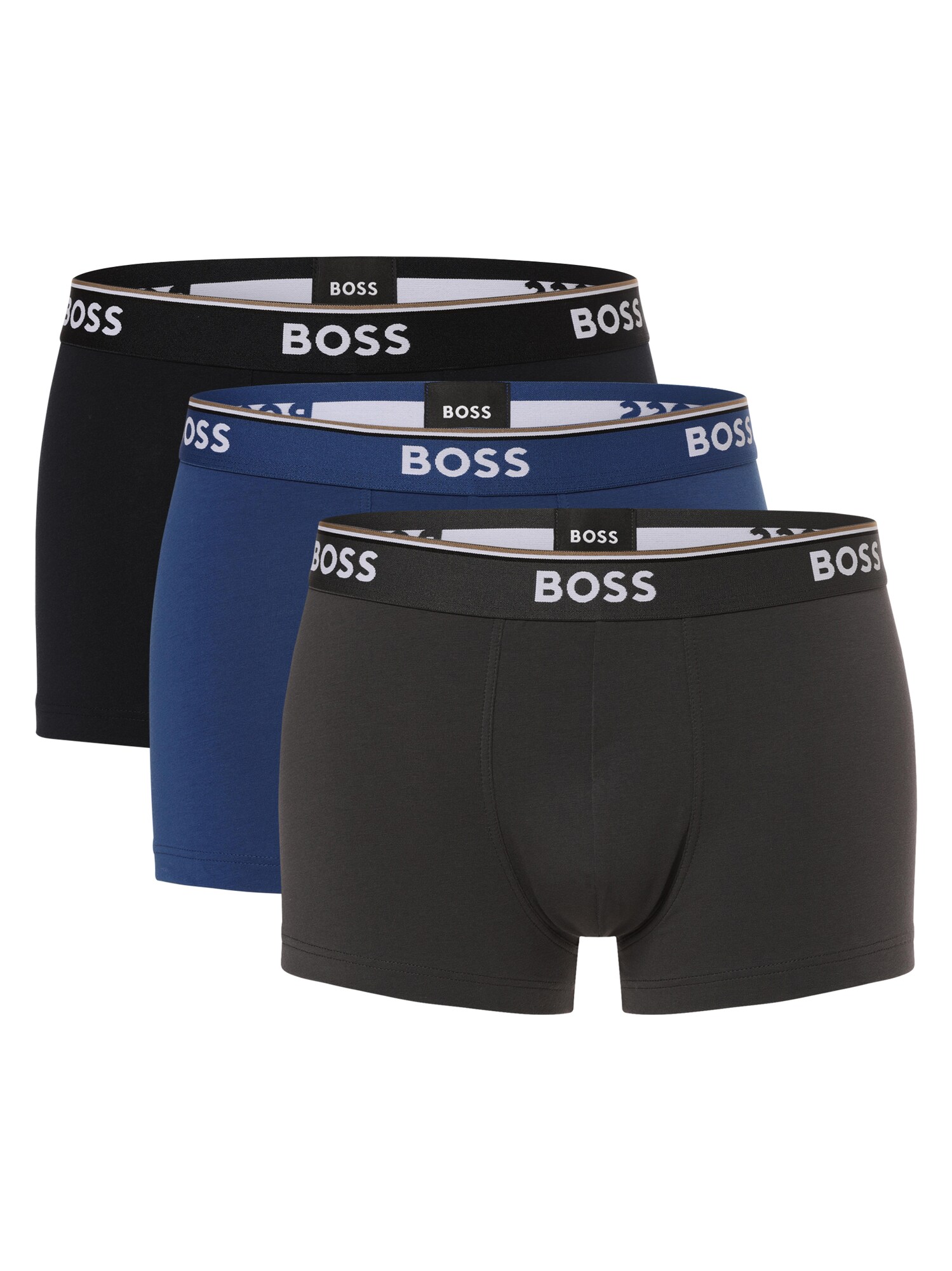 BOSS Boxeri Power  albastru / gri amestecat / negru / alb