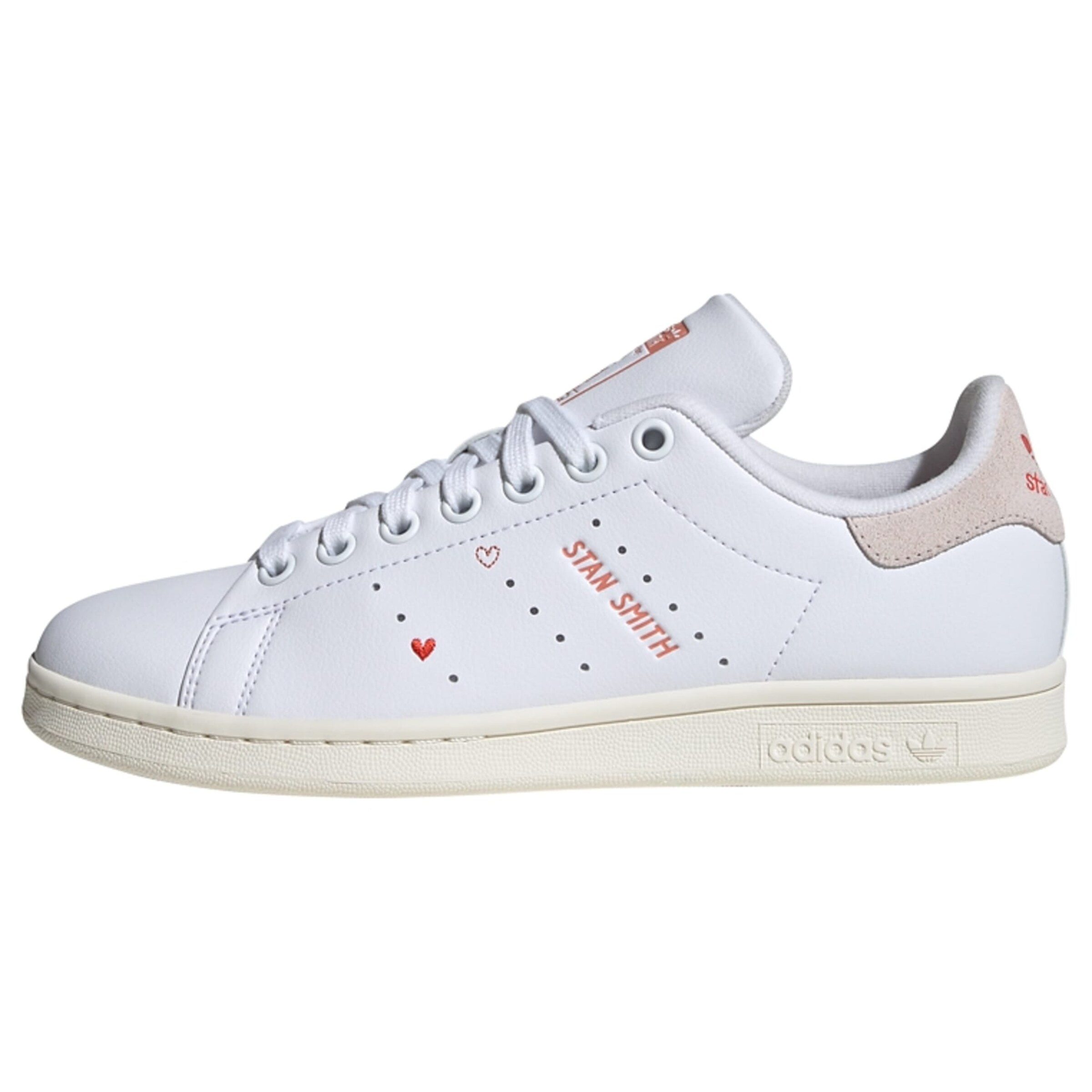 ADIDAS ORIGINALS Niske tenisice 'Stan Smith'  nude / jarko crvena / bijela
