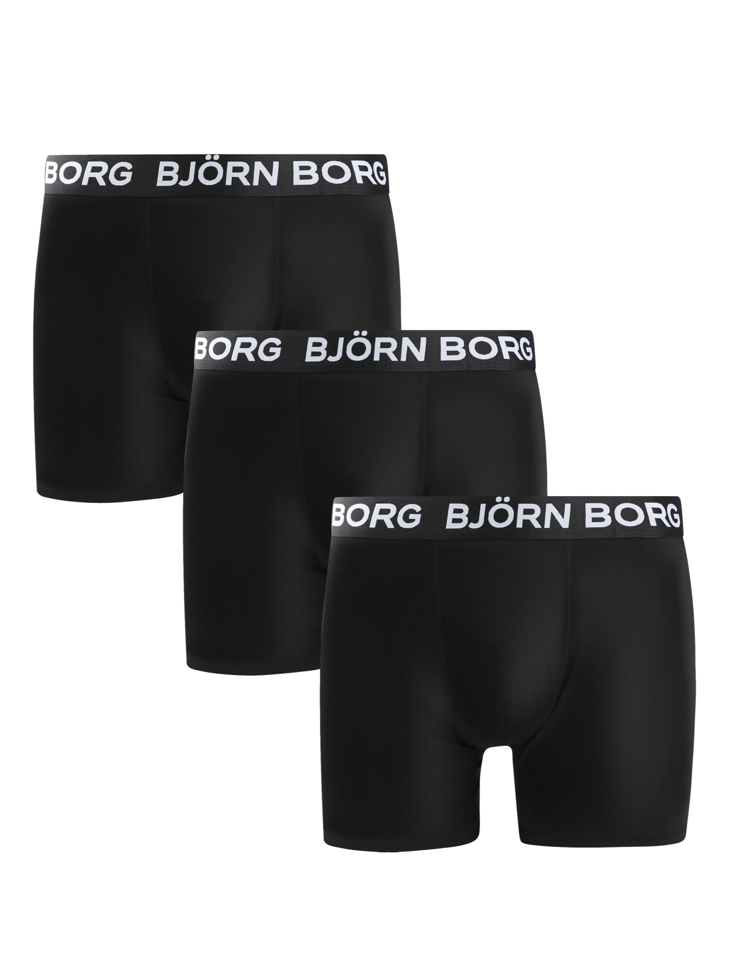 BJÖRN BORG Boxerky  čierna melírovaná