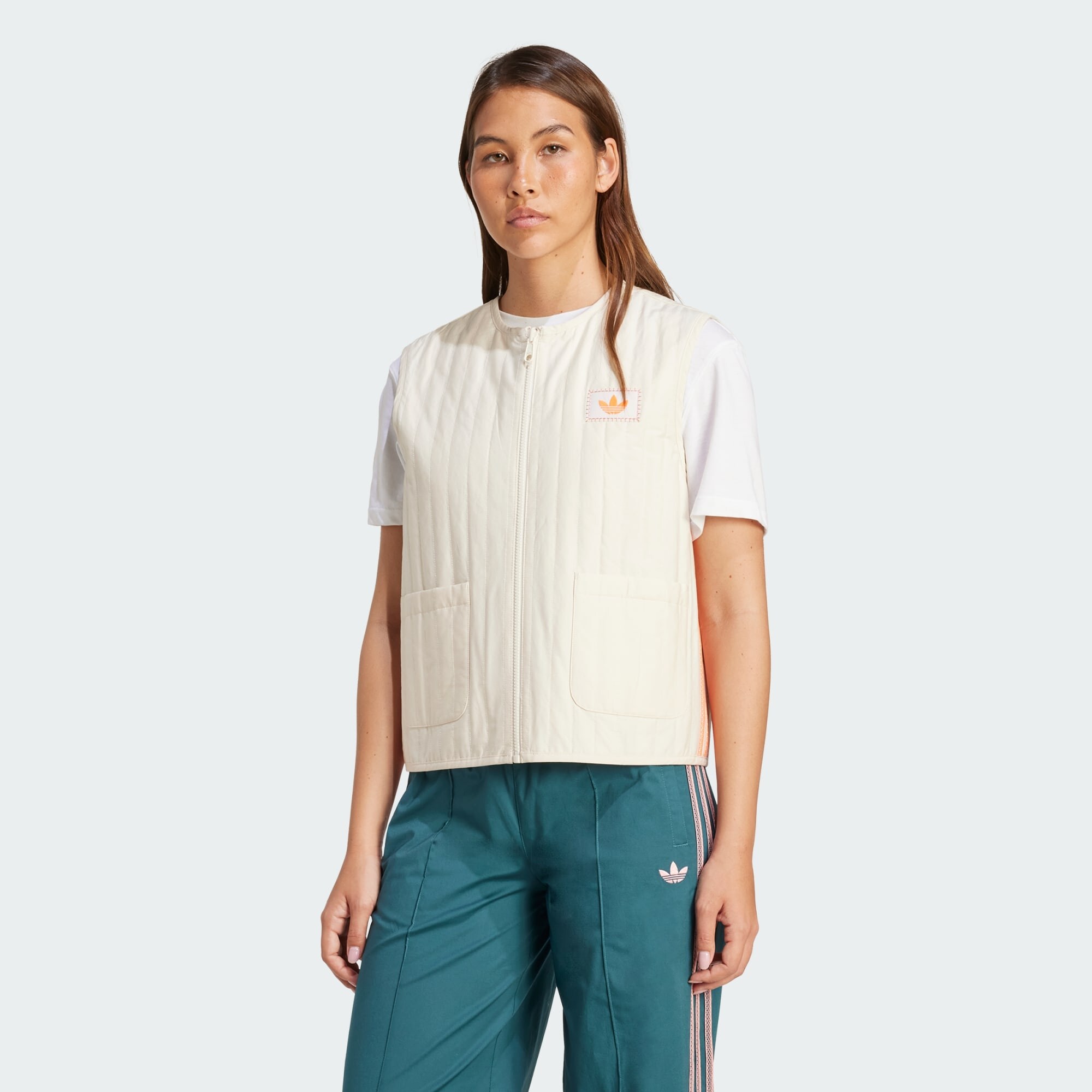ADIDAS ORIGINALS Mellény  zafir / fehér termék 2. képe