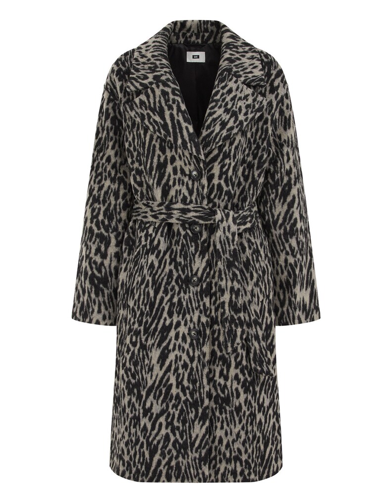 WE Fashion Mantel Damen Größe XXL grau / schwarz