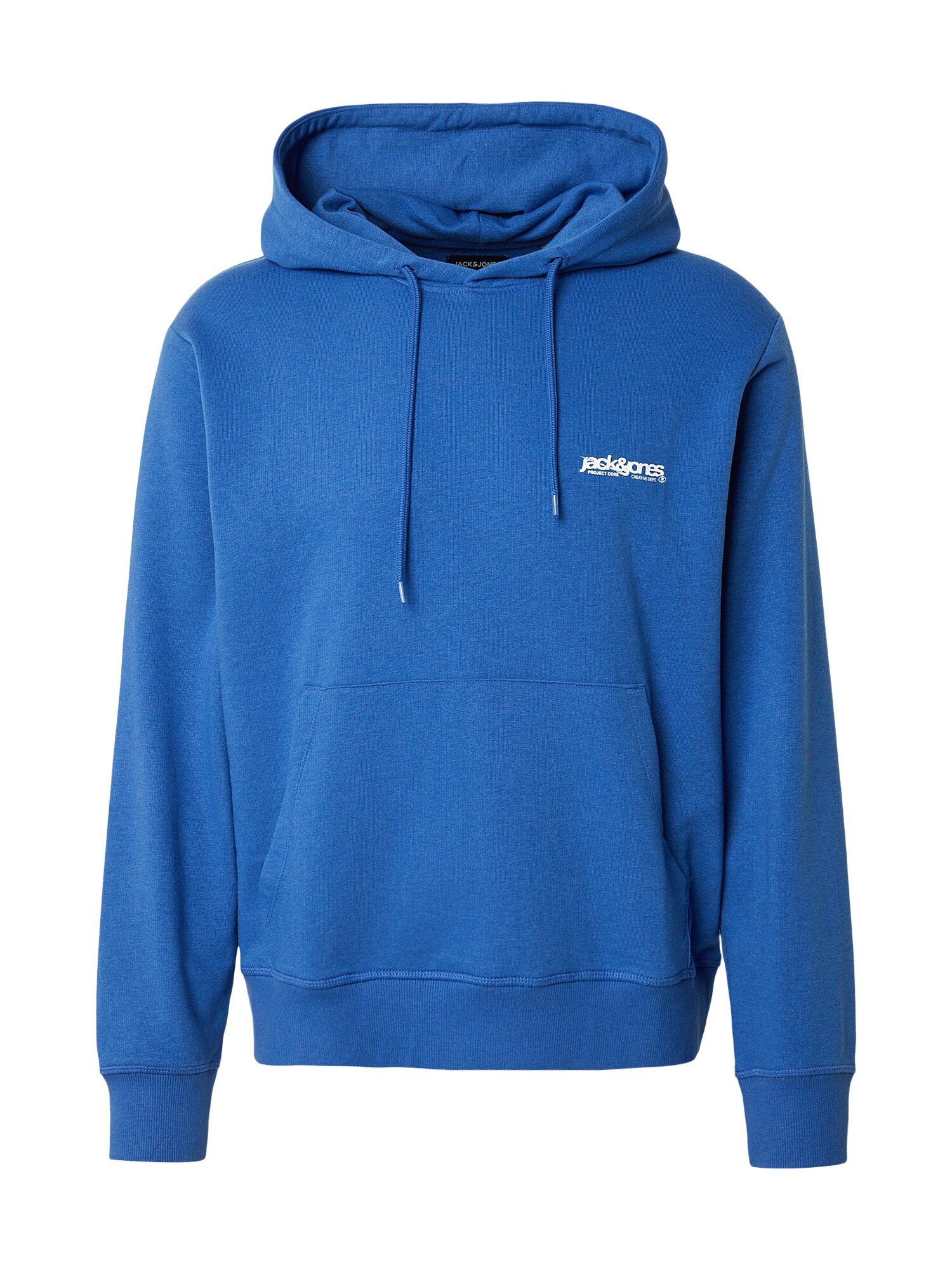 JACK &amp; JONES Sudadera 'JWHUnion'  azul oscuro / blanco
