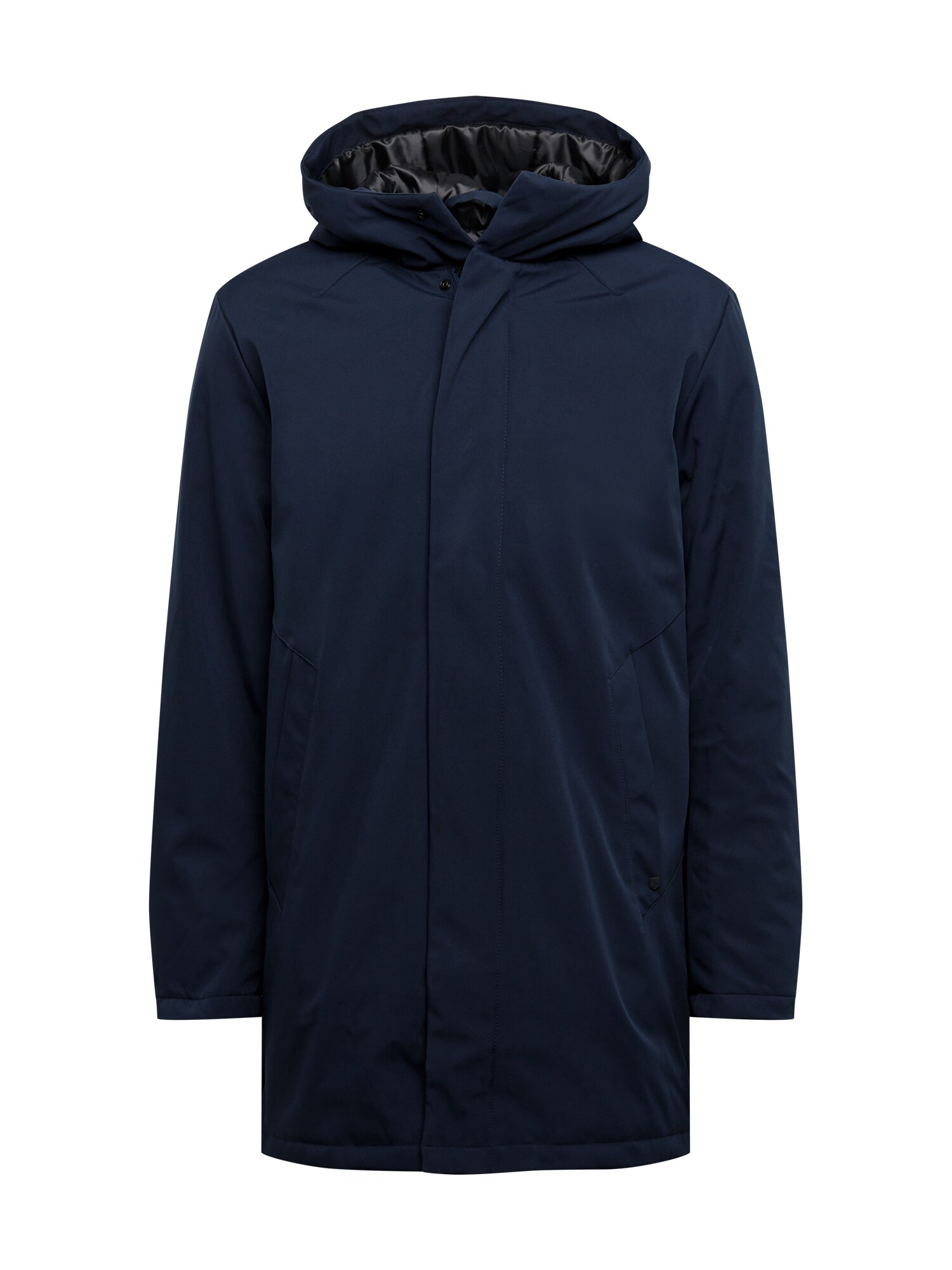 JACK & JONES Ilga žieminė striukė  tamsiai mėlyna