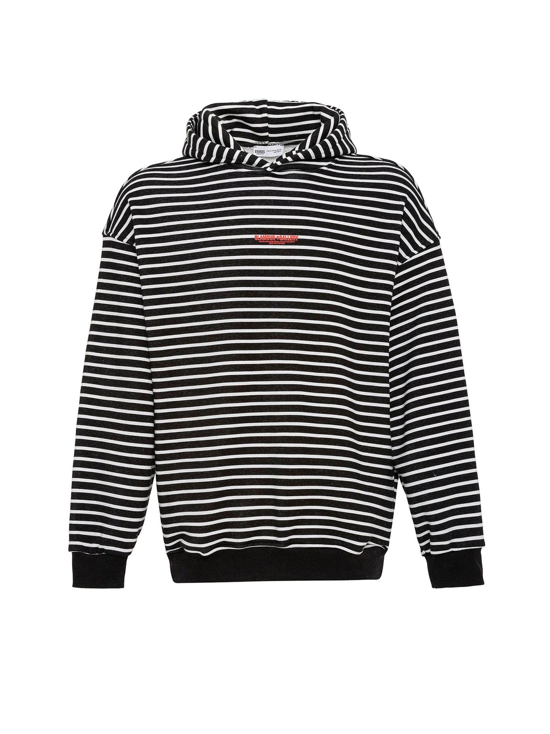 VAMOS CLO Sweatshirt blodröd / svart herr