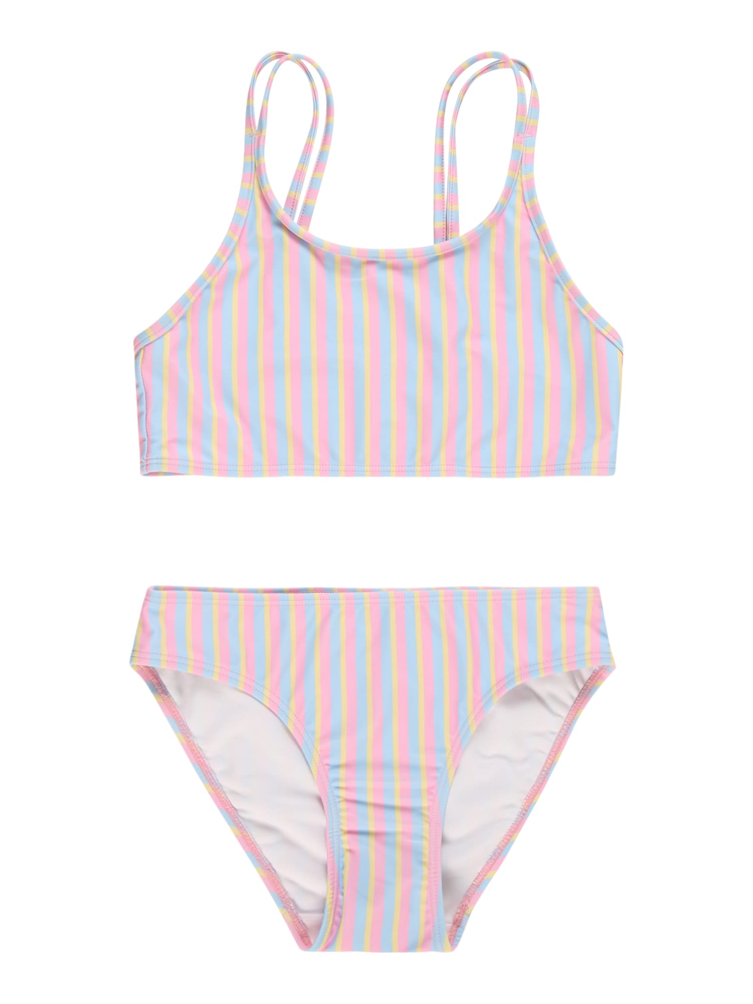 KIDS ONLY Bikini 'ANNA'  világoskék / sárga / világos-rózsaszín