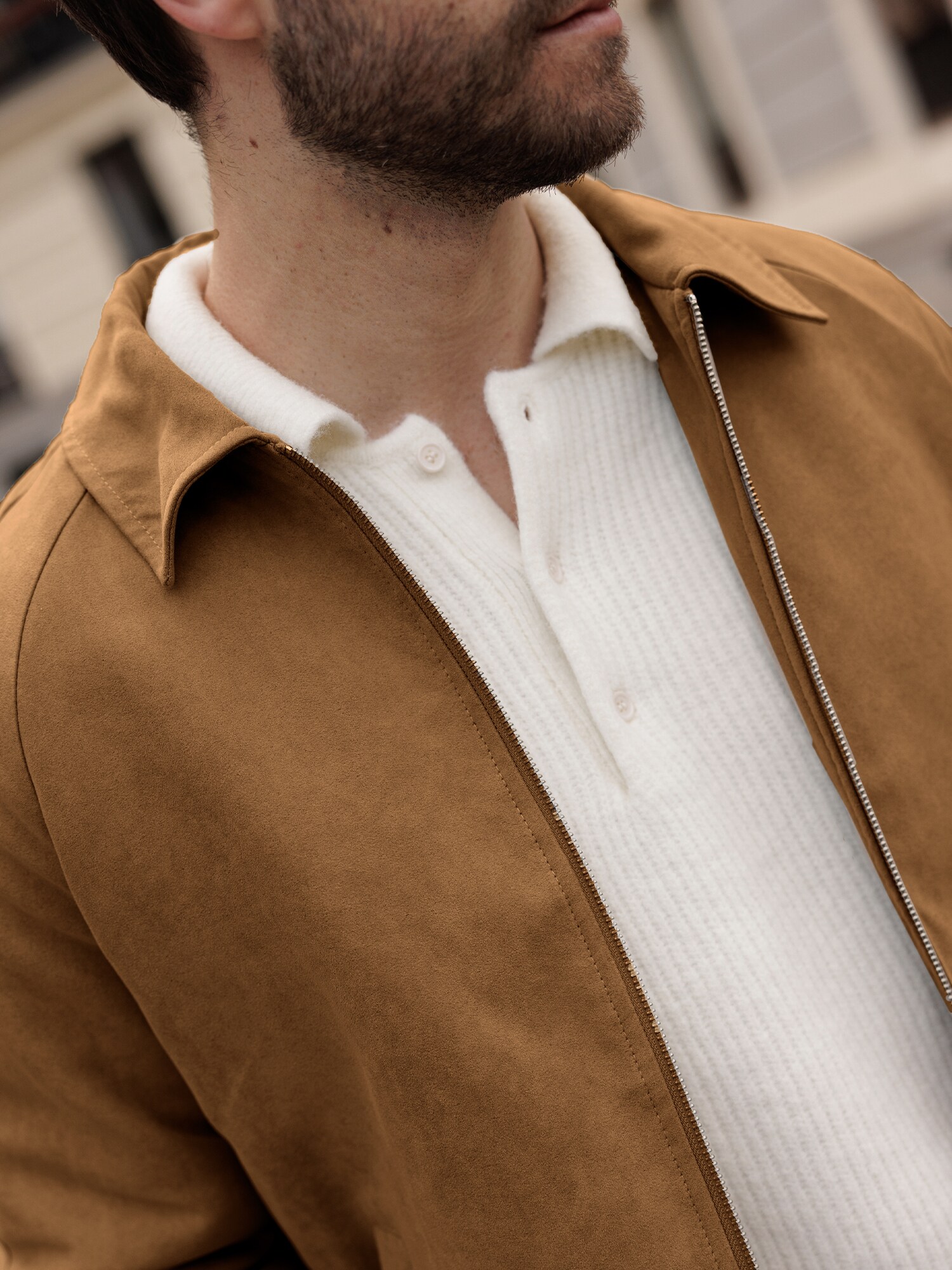 DAN FOX APPAREL Átmeneti dzseki 'Alen'  barna termék 2. képe