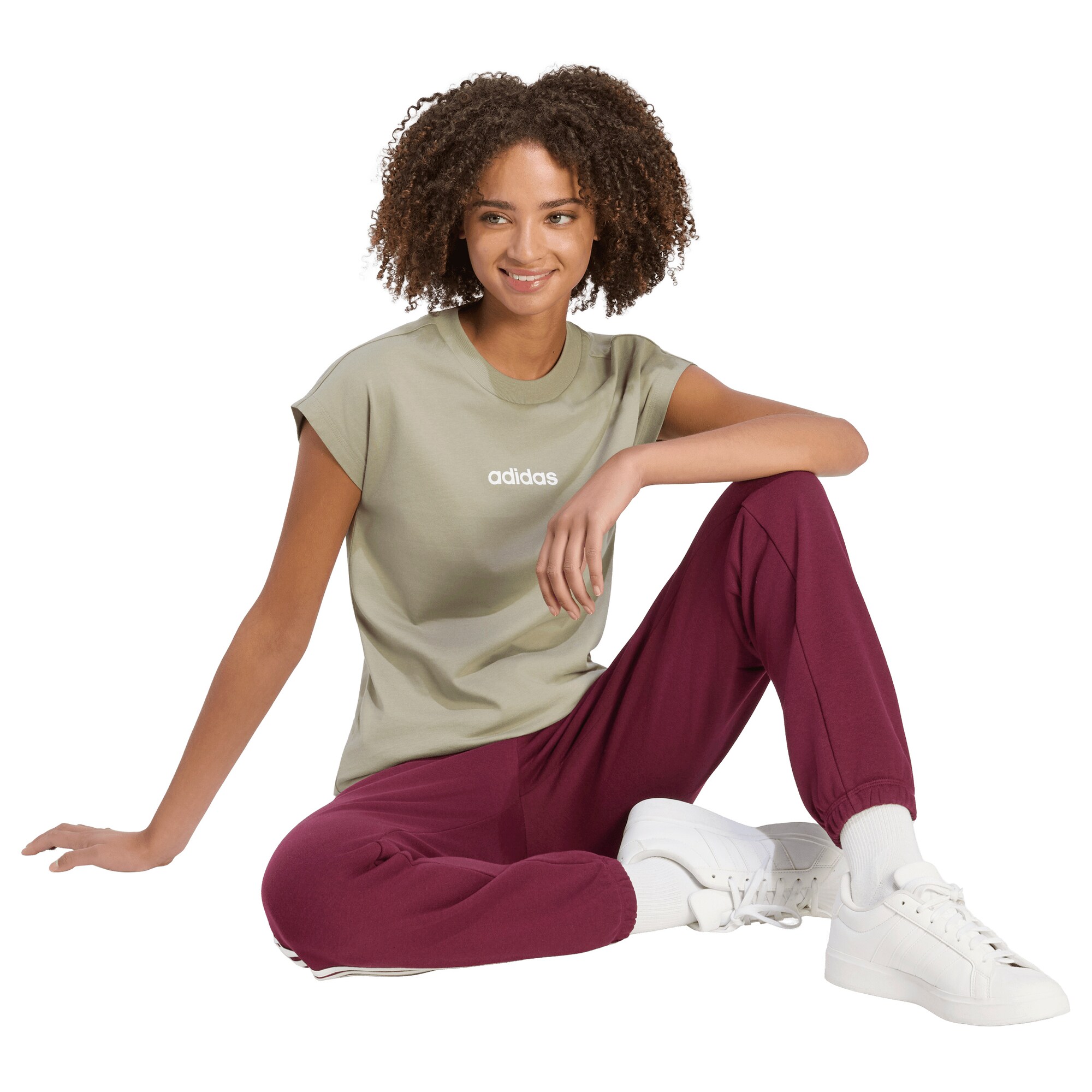 ADIDAS SPORTSWEAR Camiseta funcional 'Essentials'  verde pastel – imagen 4