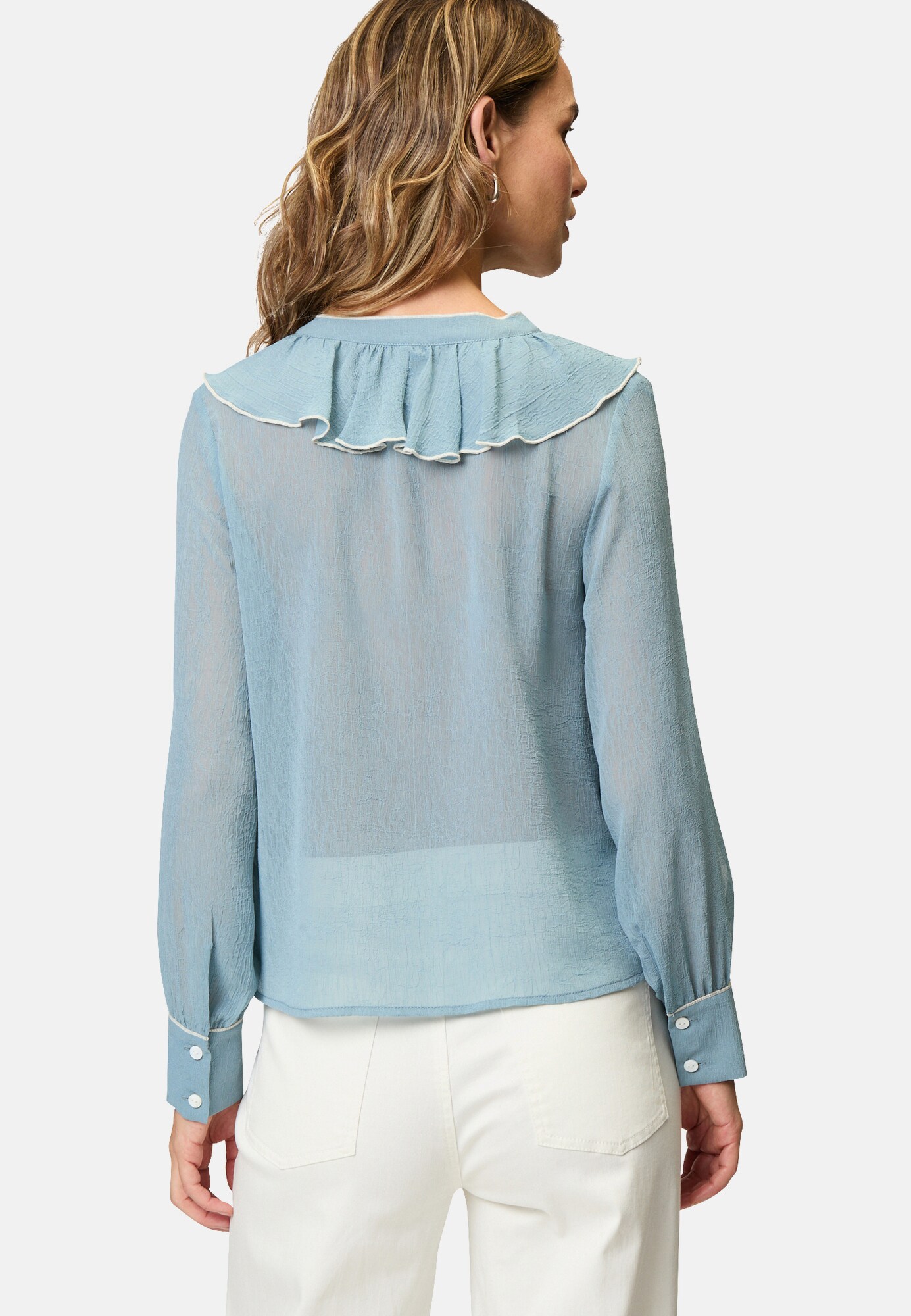 Thumbnail - Chiffonbluse mit Rüschen
