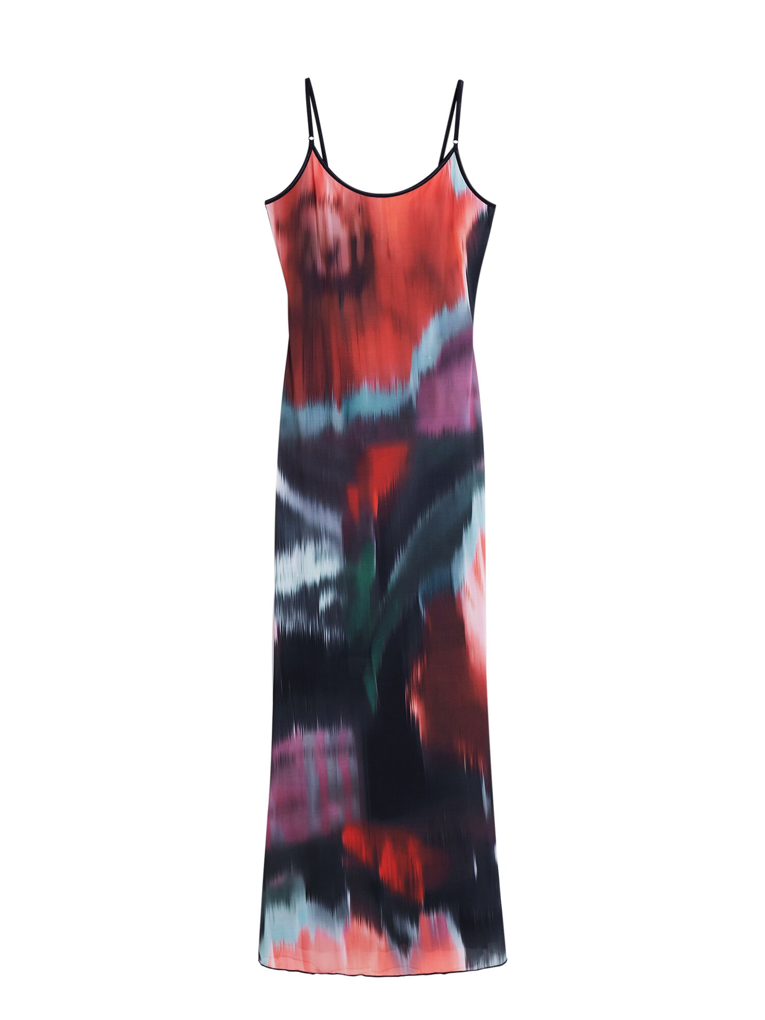 Desigual Rochie  albastru deschis / roșu / roșu-violet / negru