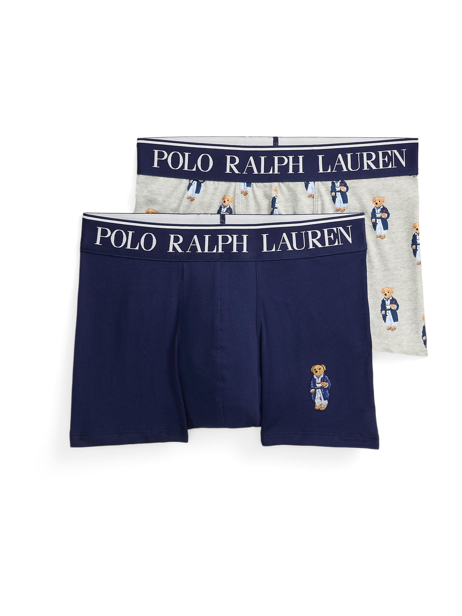 Polo Ralph Lauren Boxeri  albastru marin / maro caramel / gri deschis / alb murdar