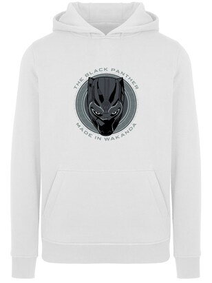 F4NT4STIC Sweatshirt ‘Marvel Black Panther Made in Wakanda’ Grijs / Groen / Wit