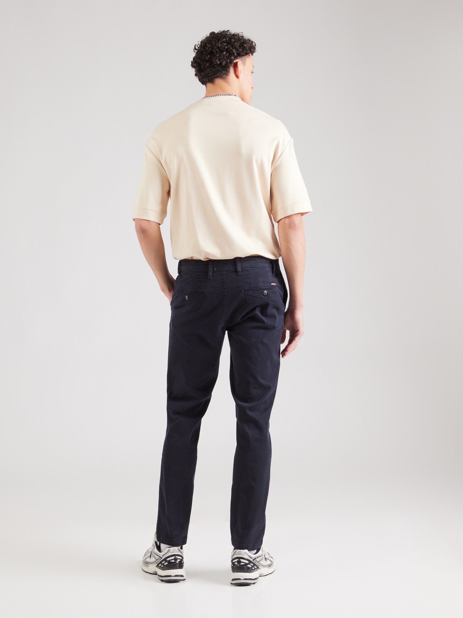 JACK & JONES Chino nohavice 'JPSTMARCO JJARTHUR' námornícka modrá (obrázok 3)