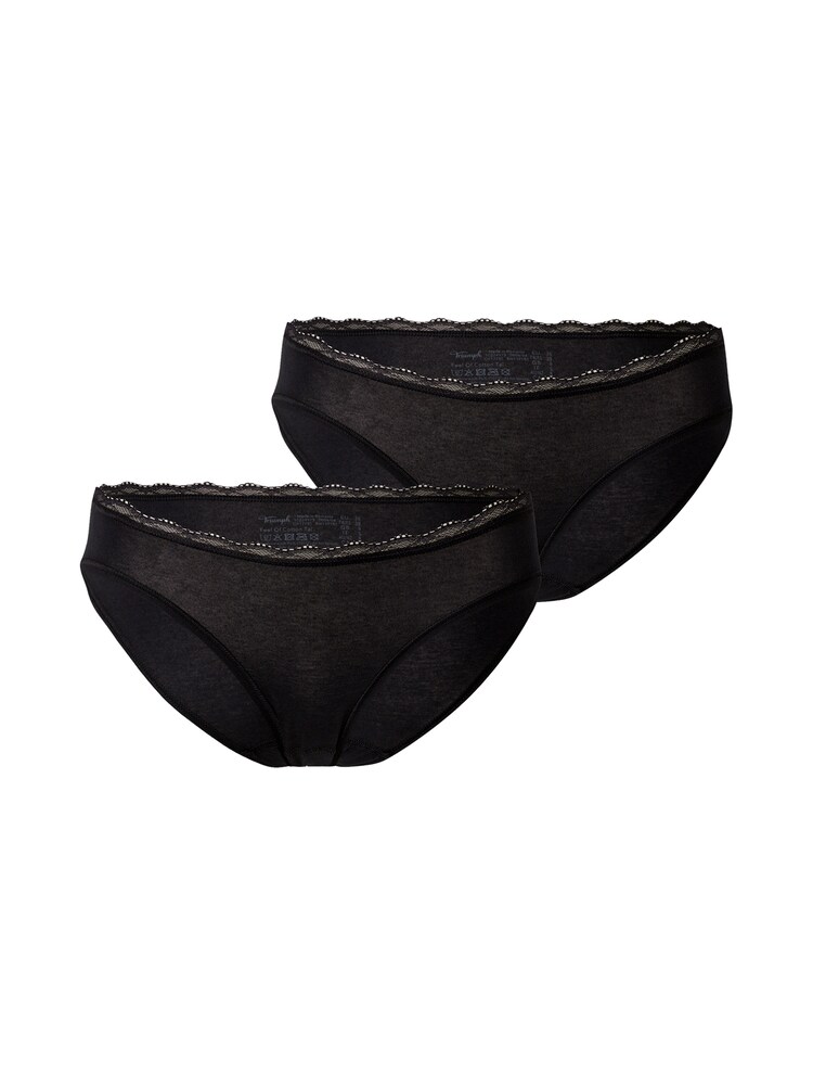 TRIUMPH Slip 'Feel Of Cotton' Női fekete , Méret 44