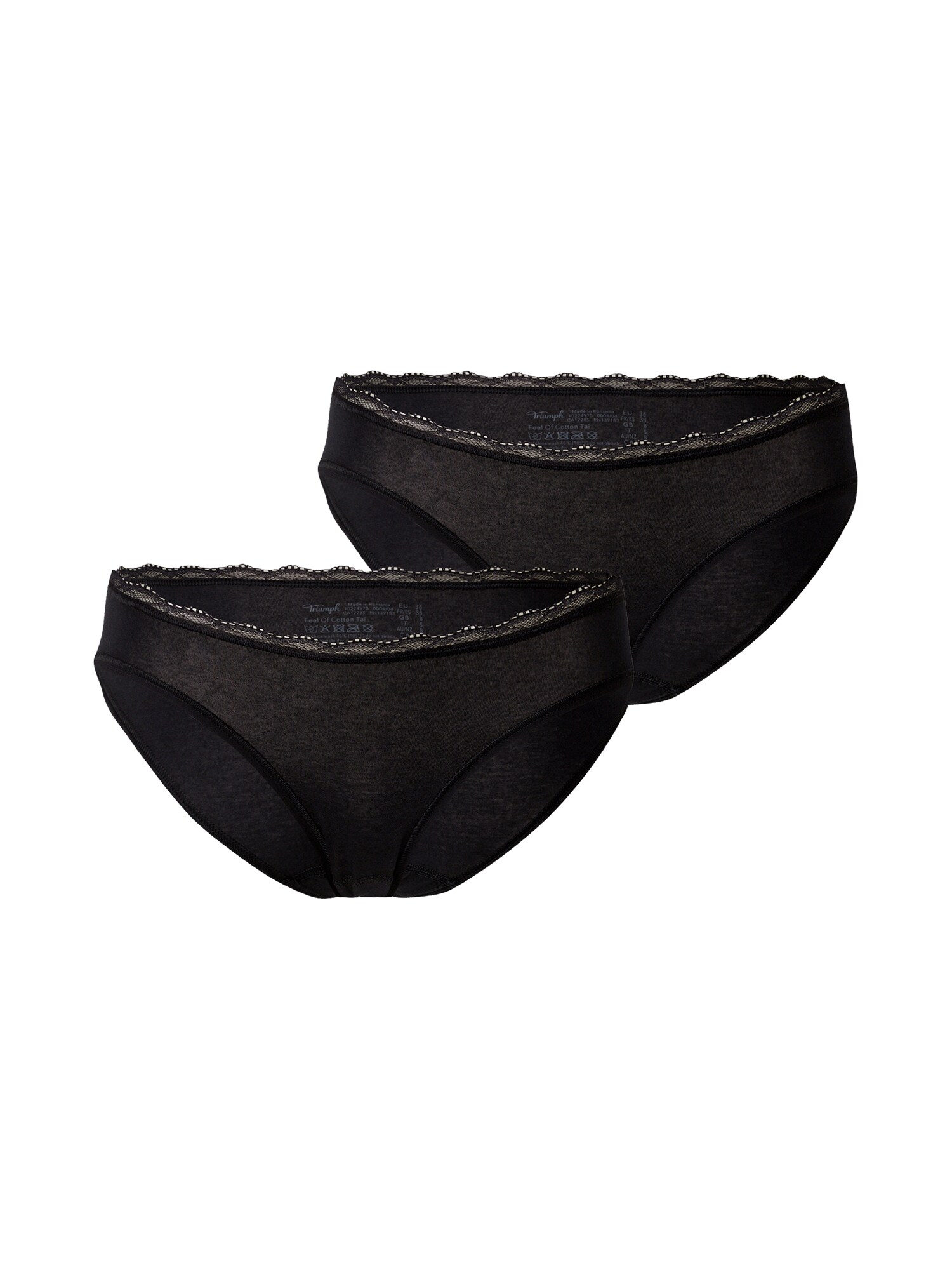 TRIUMPH Slip 'Feel Of Cotton'  fekete akciós termékkép 1