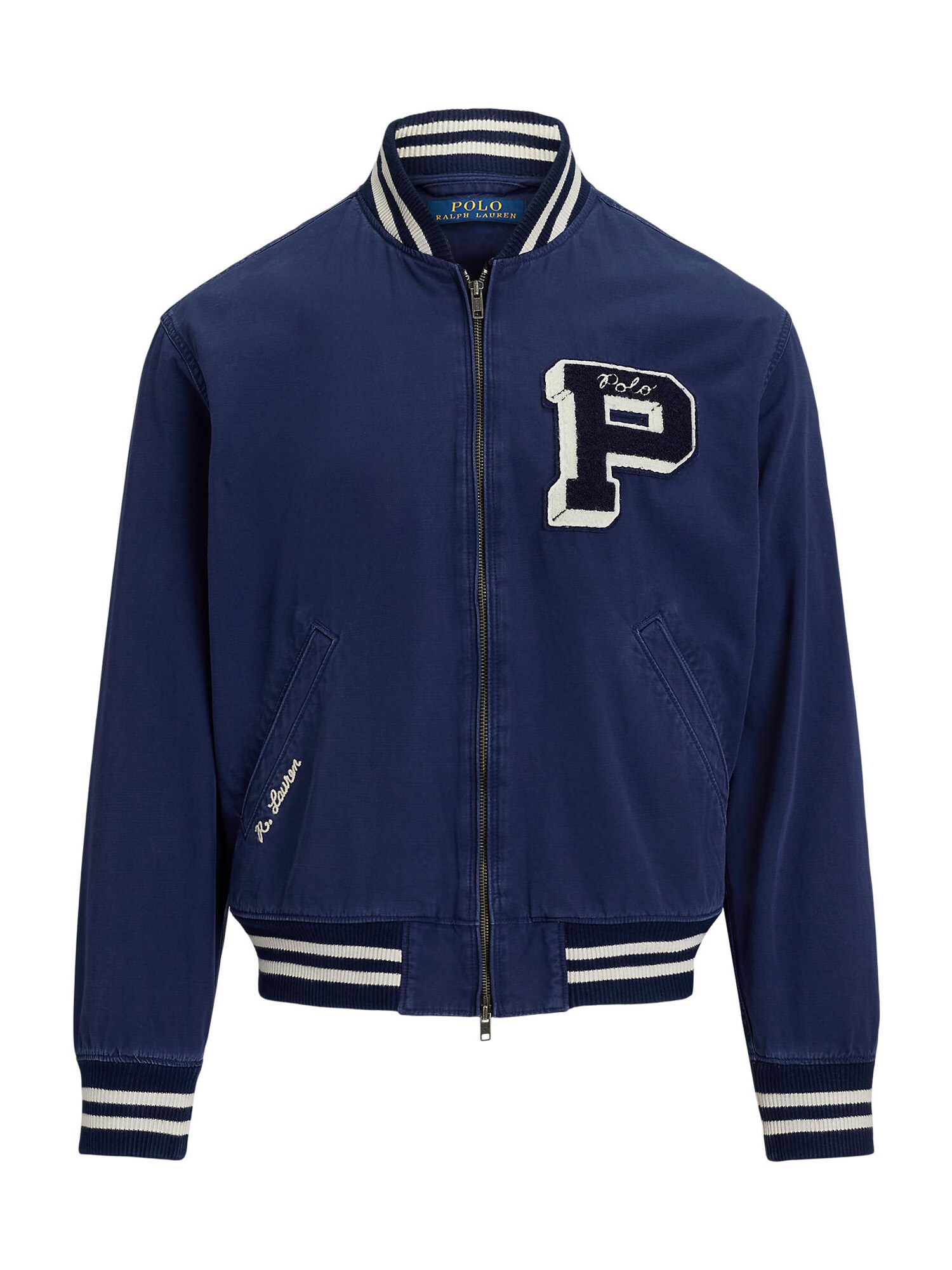 Polo Ralph Lauren Geacă de primăvară-toamnă  albastru marin / bleumarin / alb