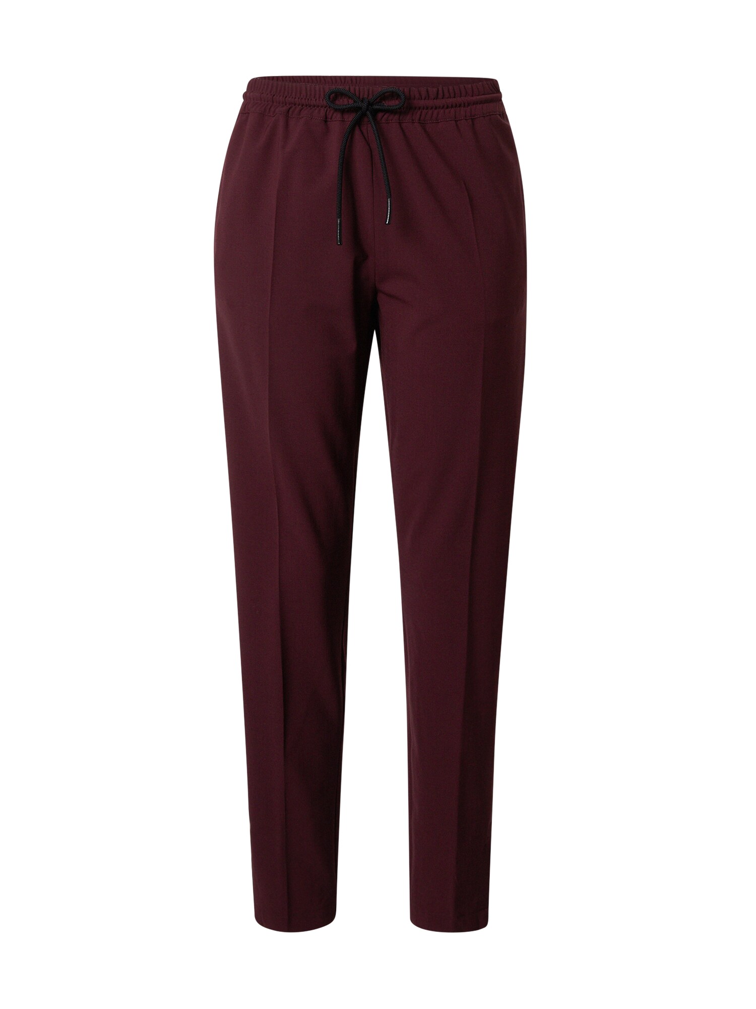 Sportmax Code Kelnės su kantu  vyšninė spalva / juoda