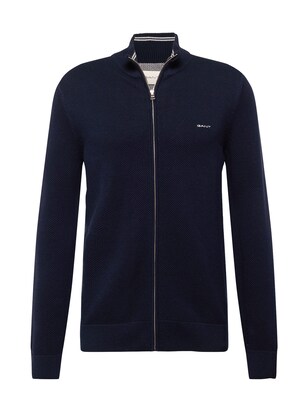 Gant Gebreid vest Navy / Wit