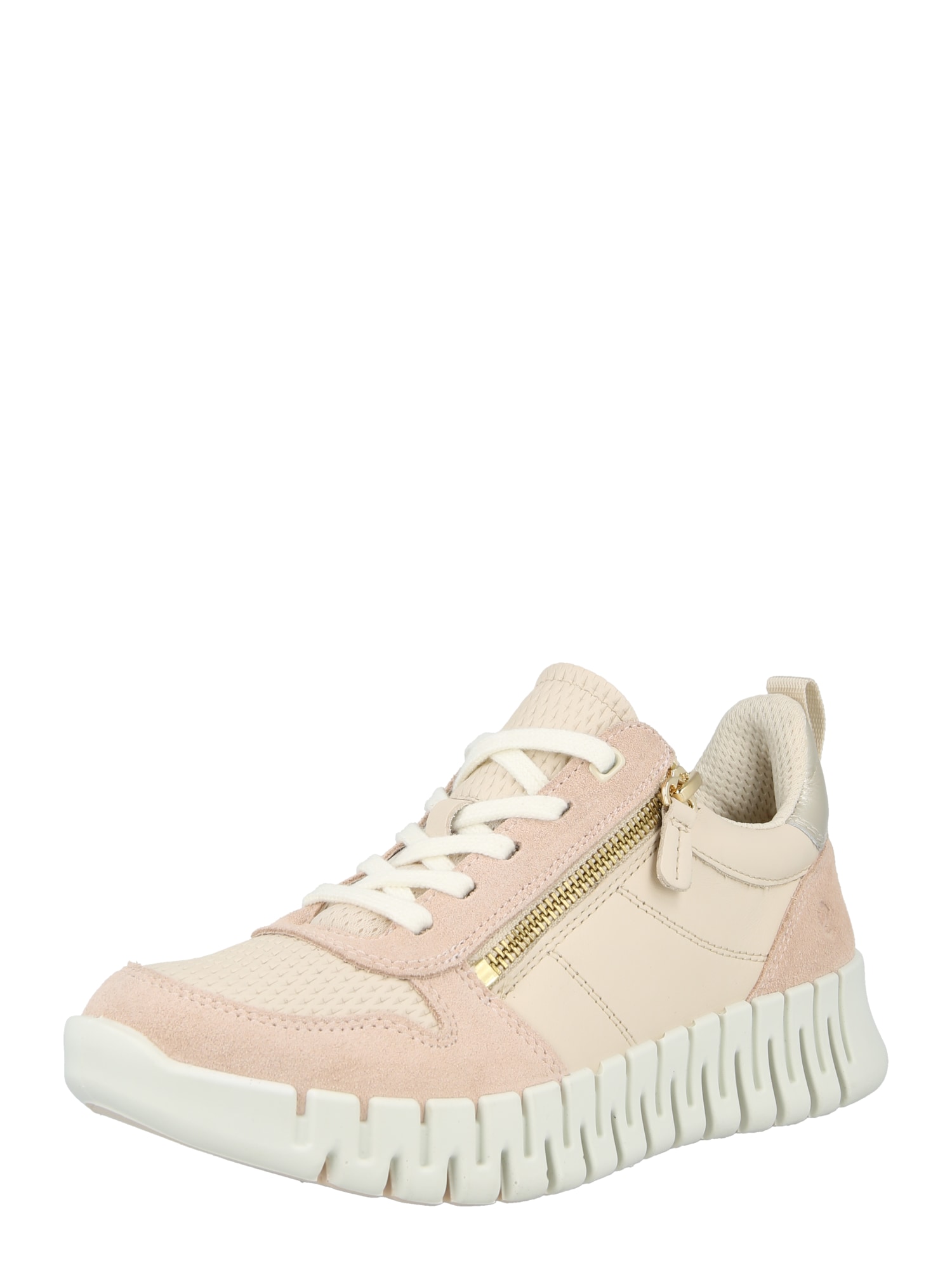 ECCO Sneaker low 'GRUUV'  bej / culoarea pielii / argintiu