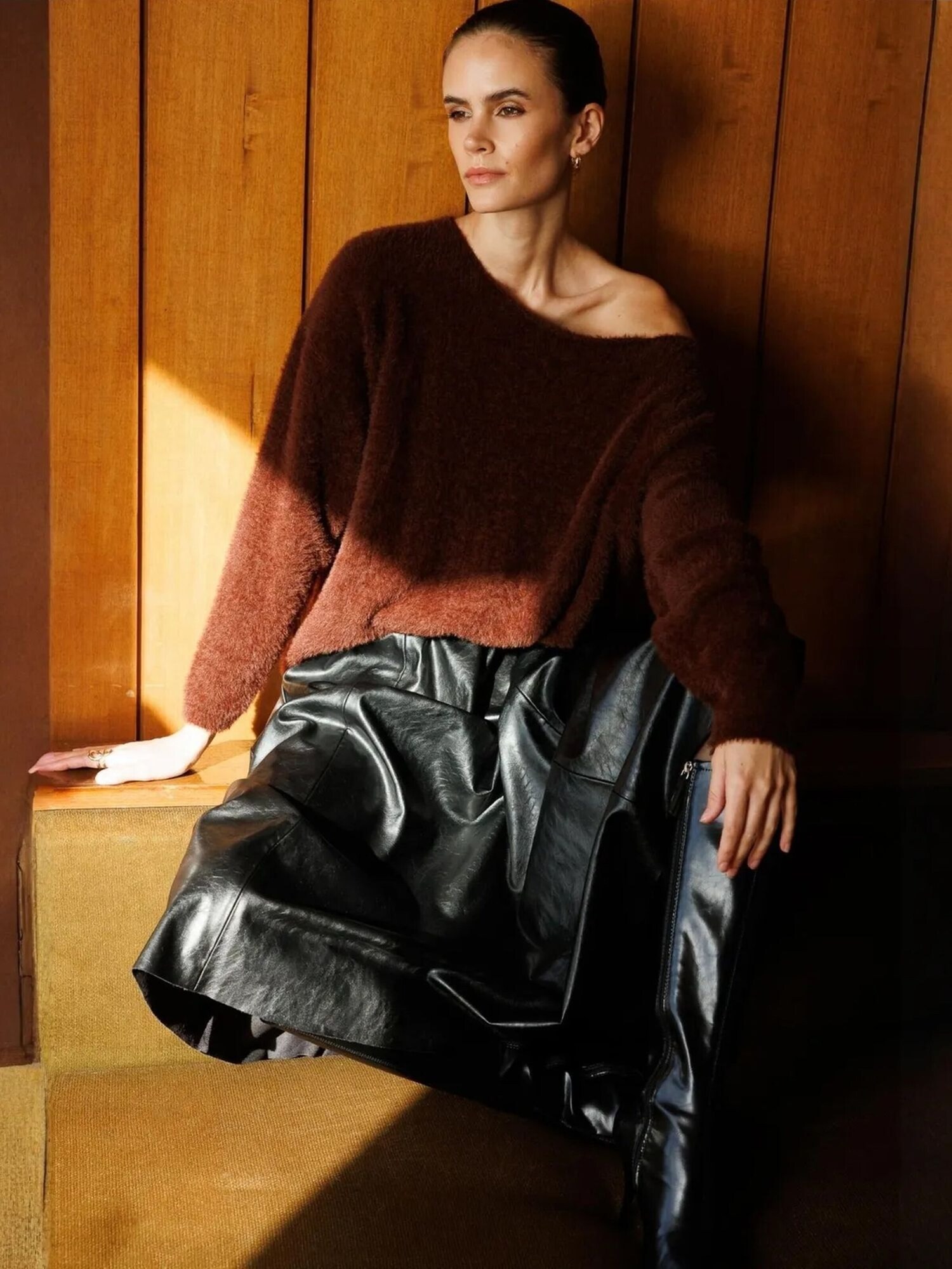 MixRay Pulover 'Pullover' smeđa